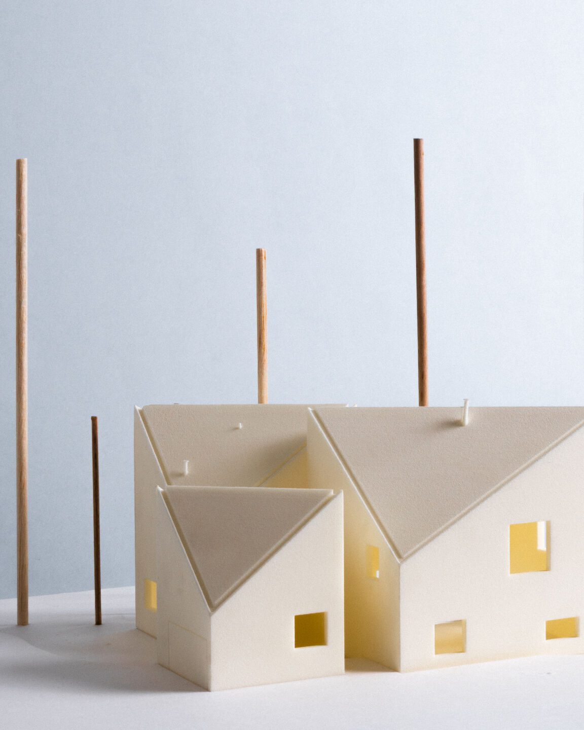 Forest House Model by studio razavi + partners