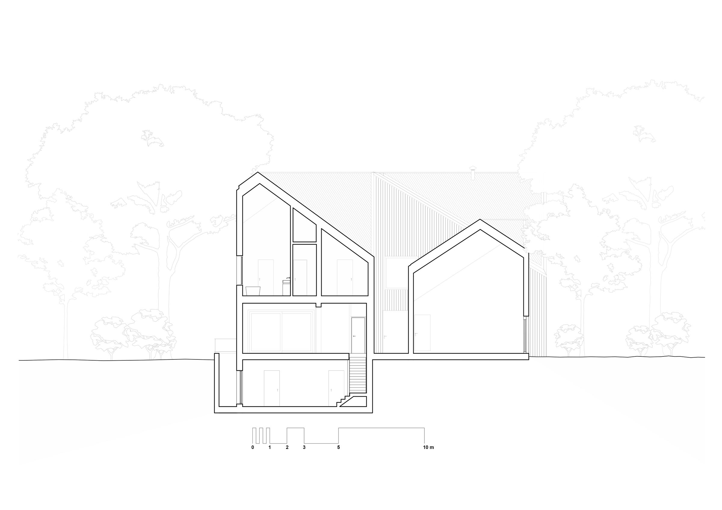 Forest House Section