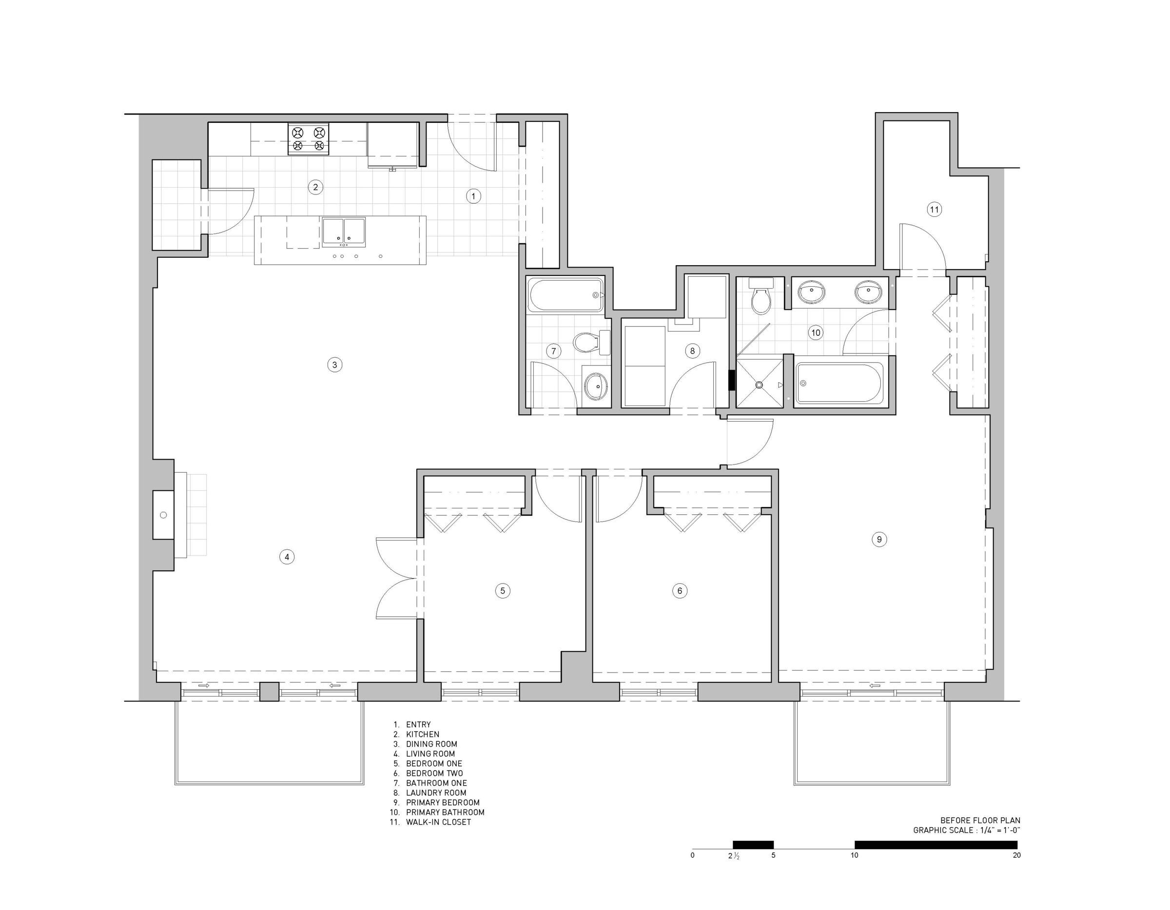 Before - floor plan