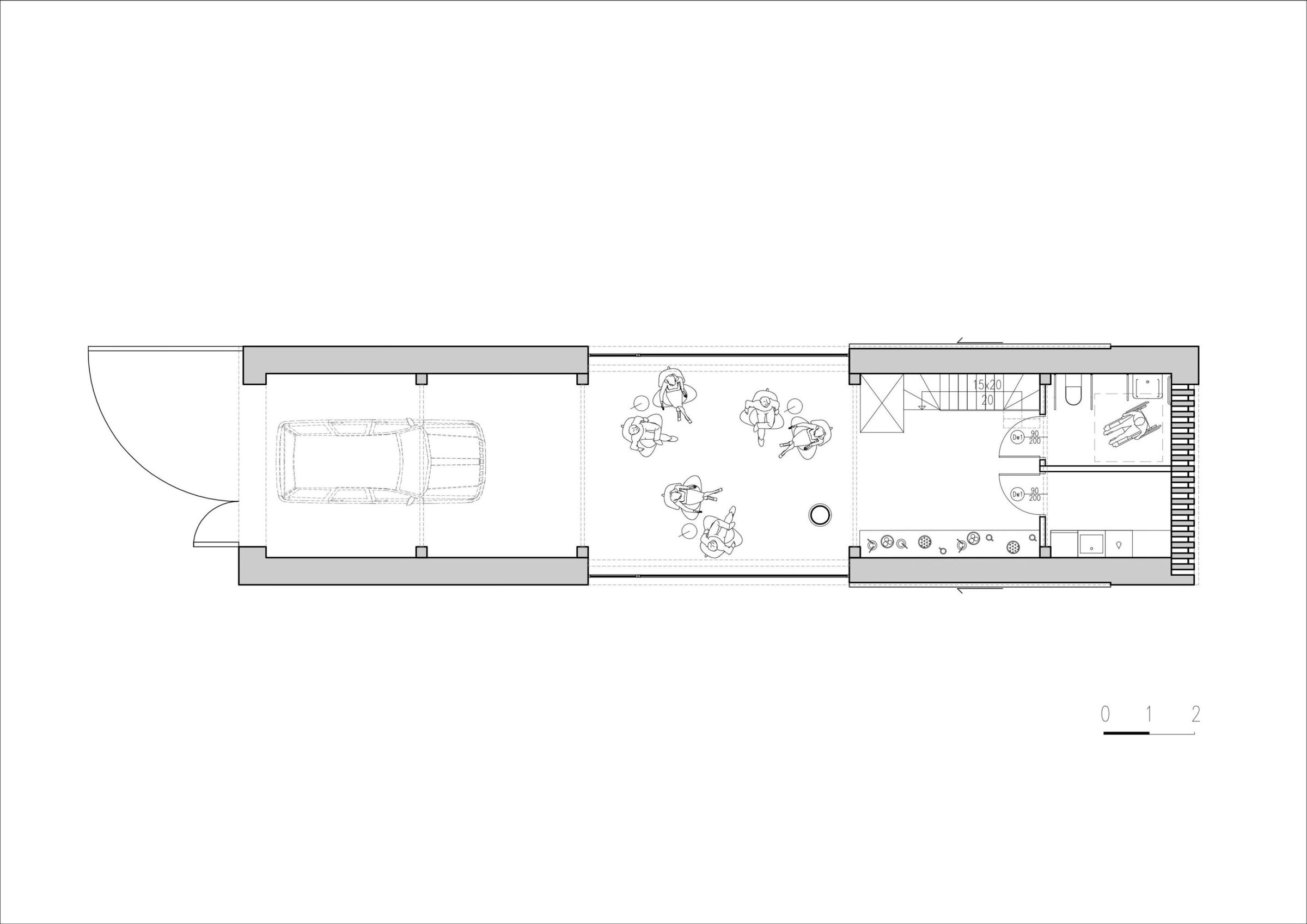 Ground floor plan (arrangement 3)