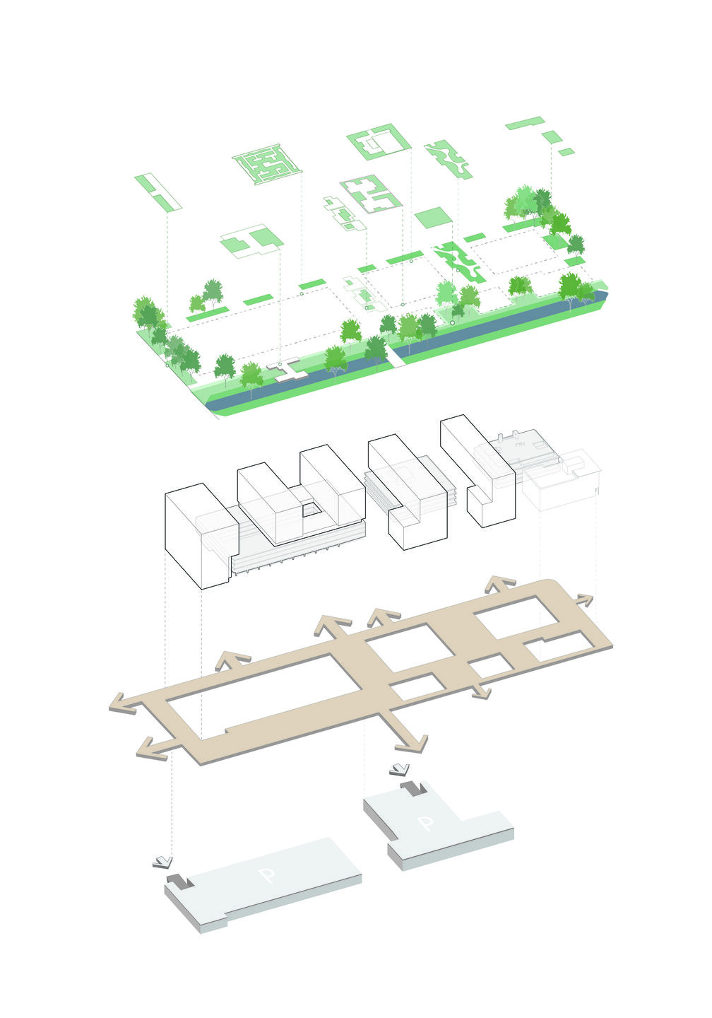 Fashion district layers diagram