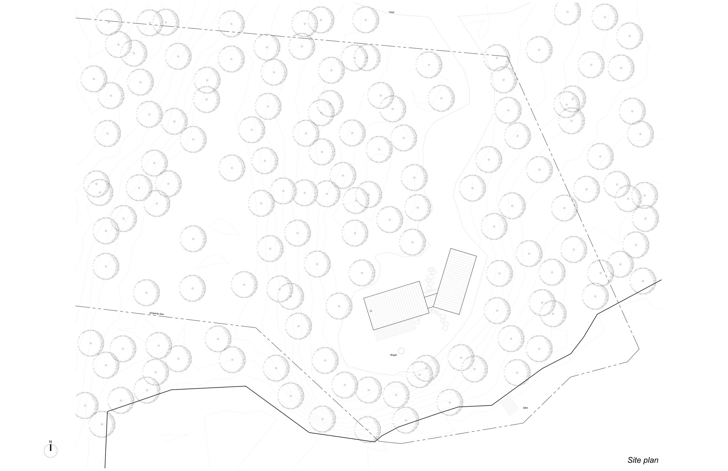 Maison du Lac Perdu, Site Plan - RHA Works