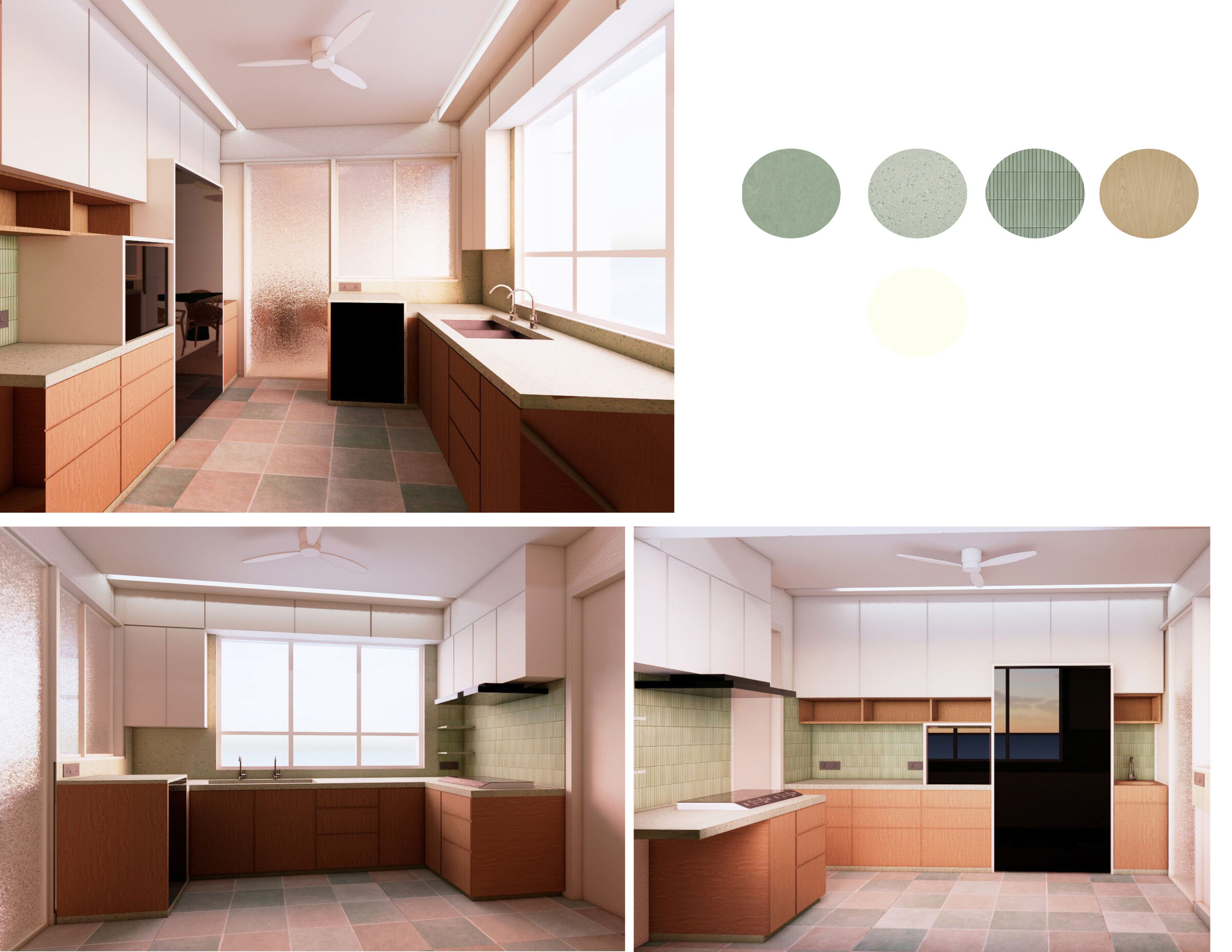 Renders of Kitchen