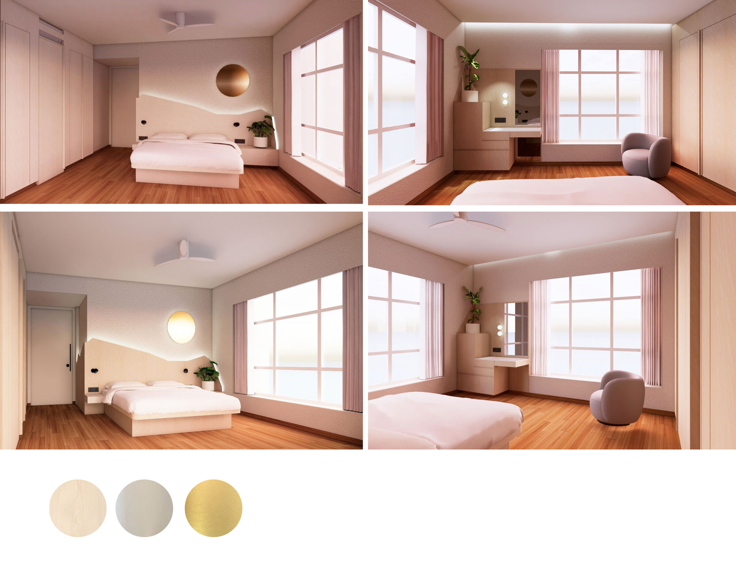 Render of master bedroom