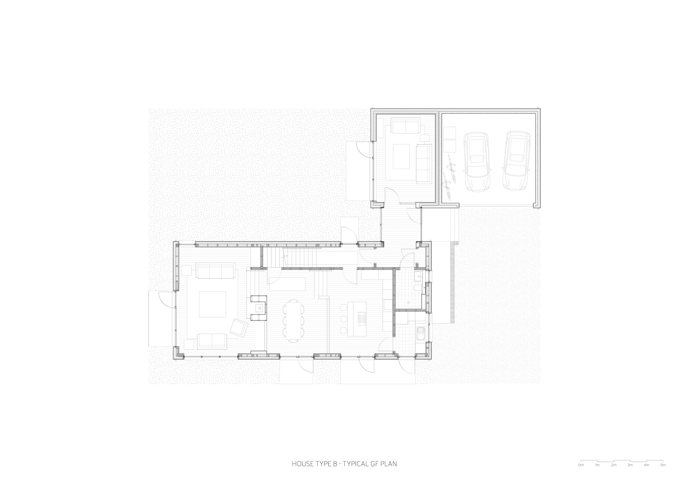 House Type B - Typical Ground Floor Plan