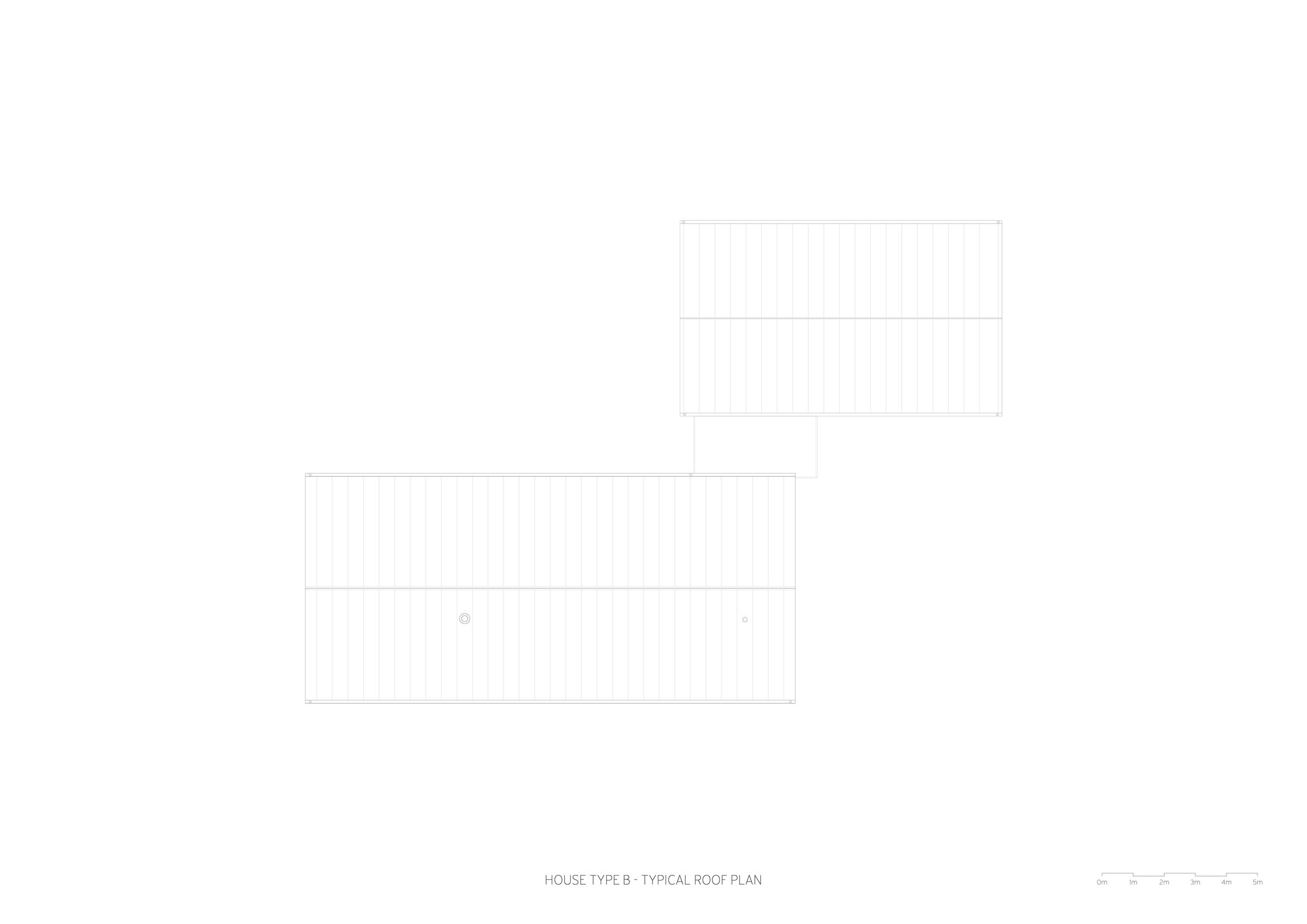 House Type B - Typical Roof Plan