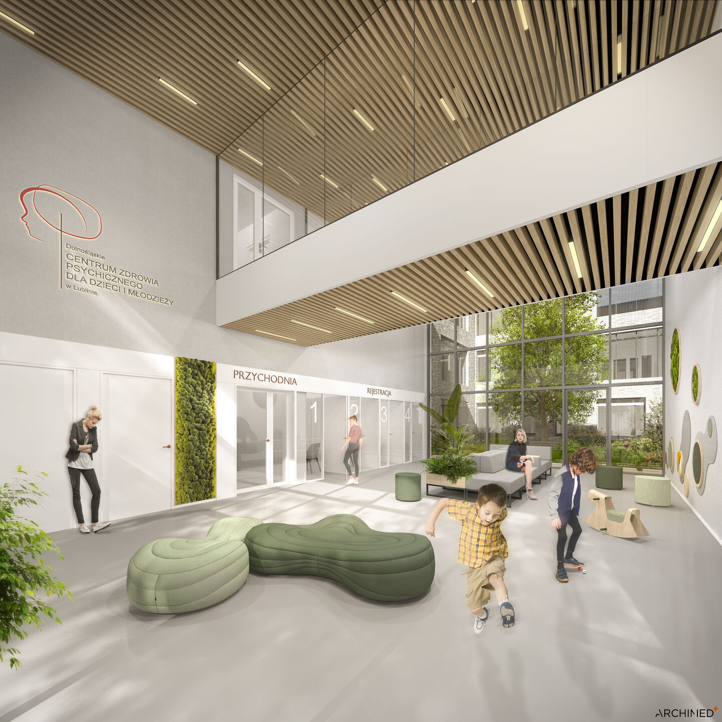 Initial concept render -main entrance