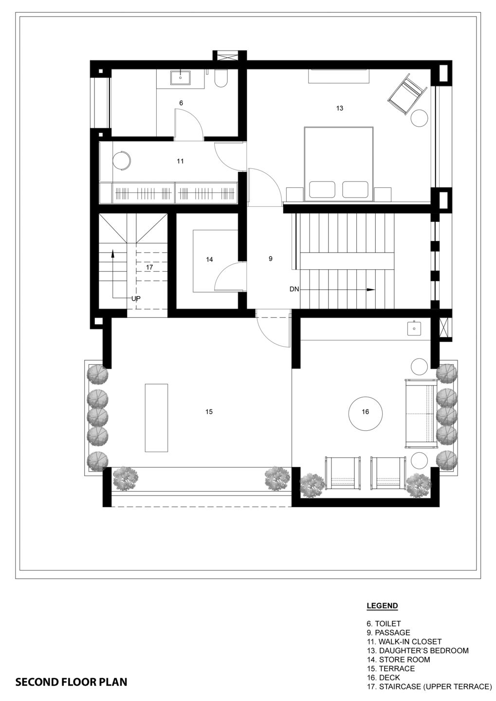 SECOND FLOOR PLAN