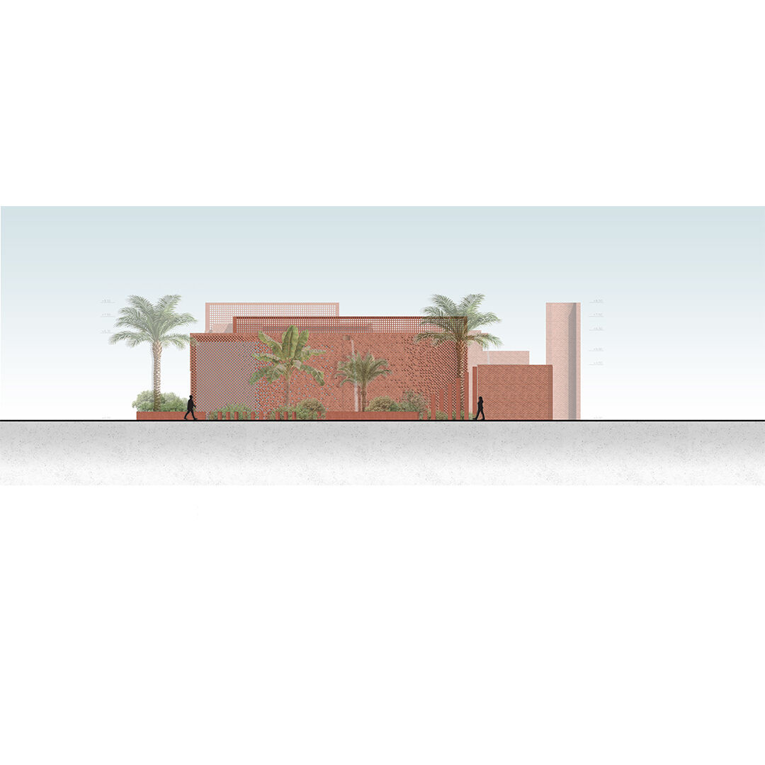 West elevation