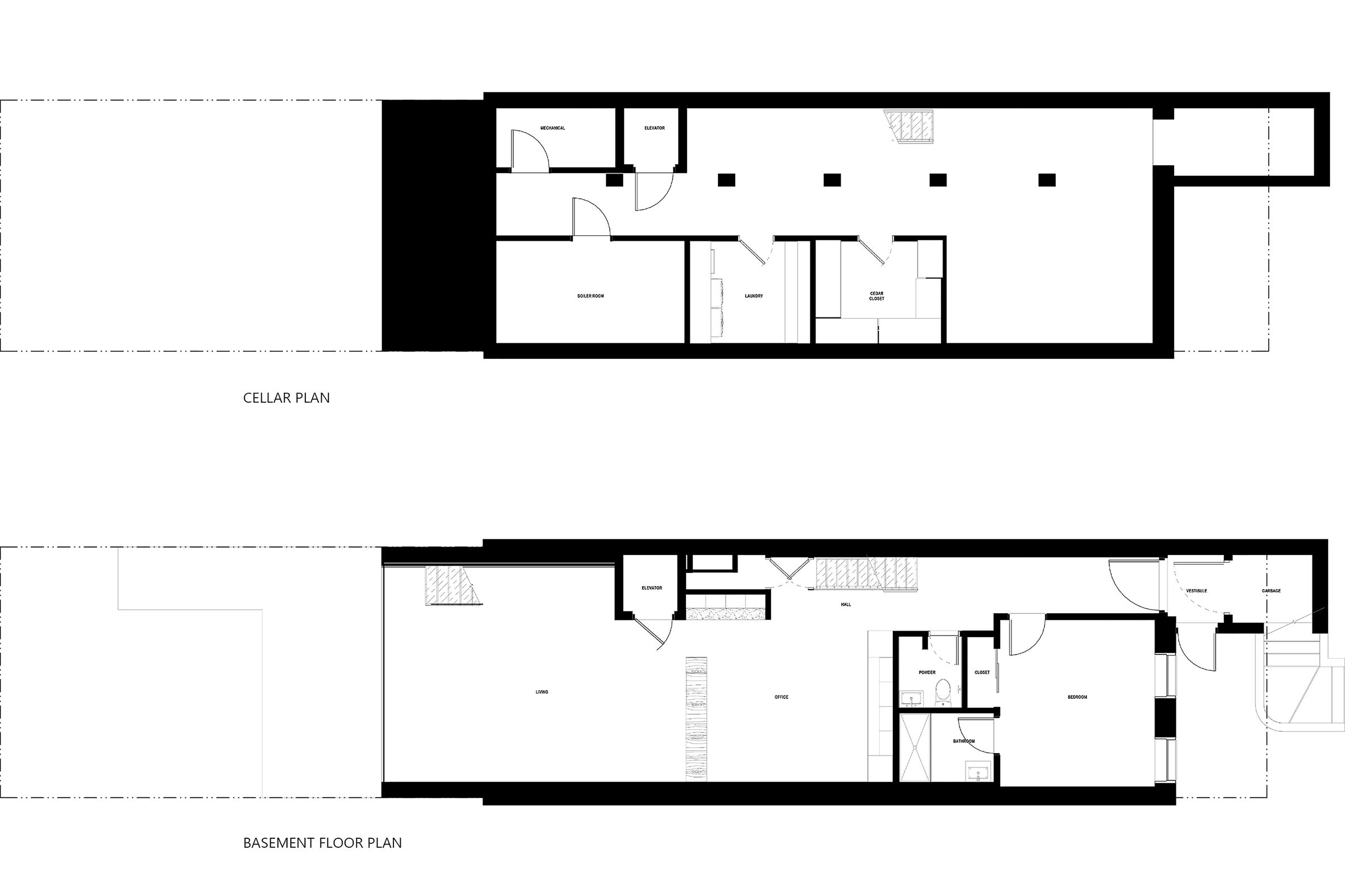 Cellar and Basement Plans