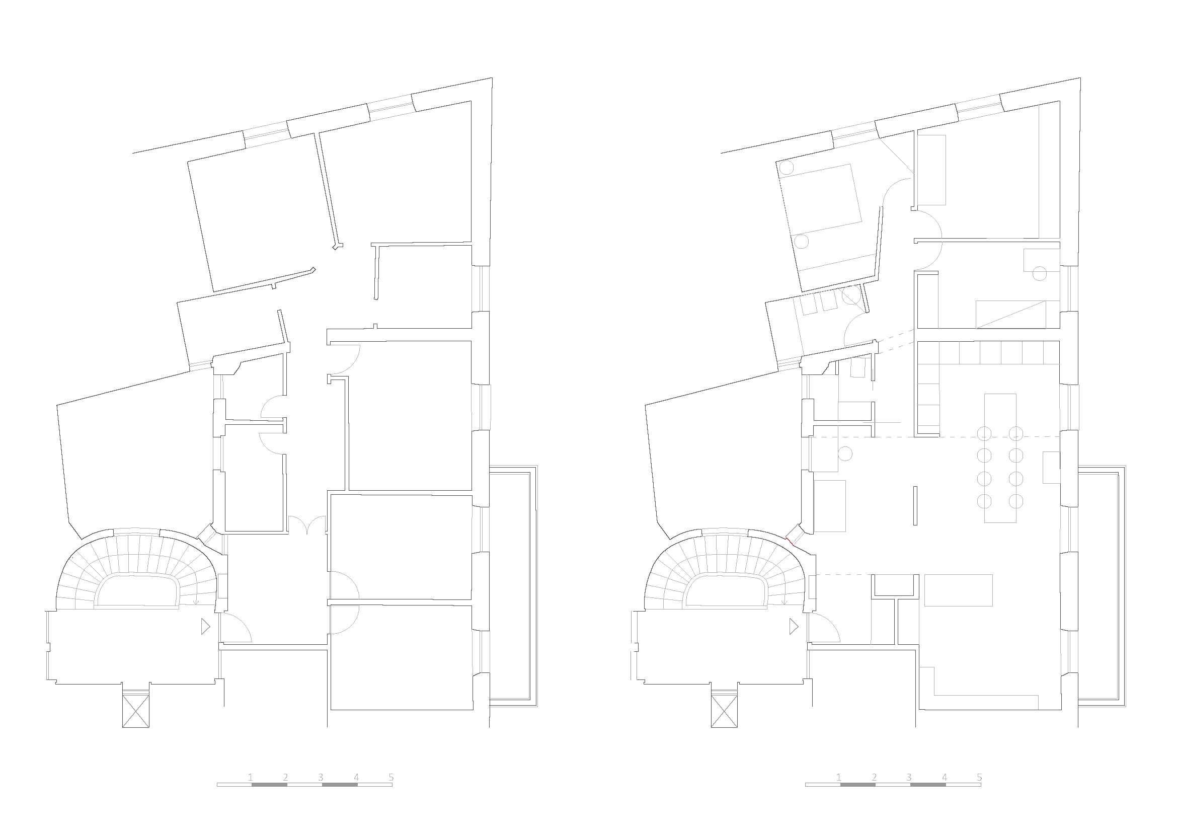 Pre and post construction plan