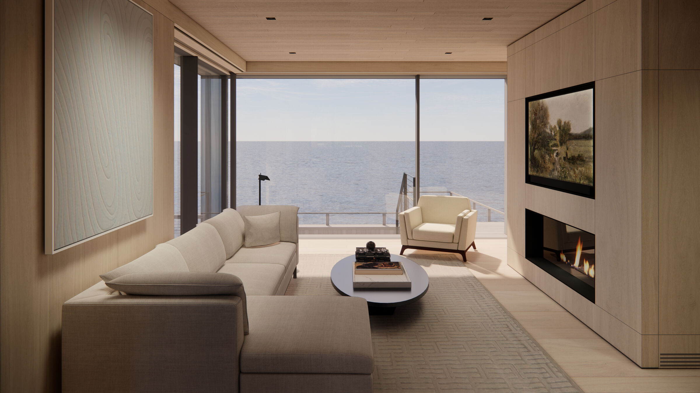 Waterfront Living Room