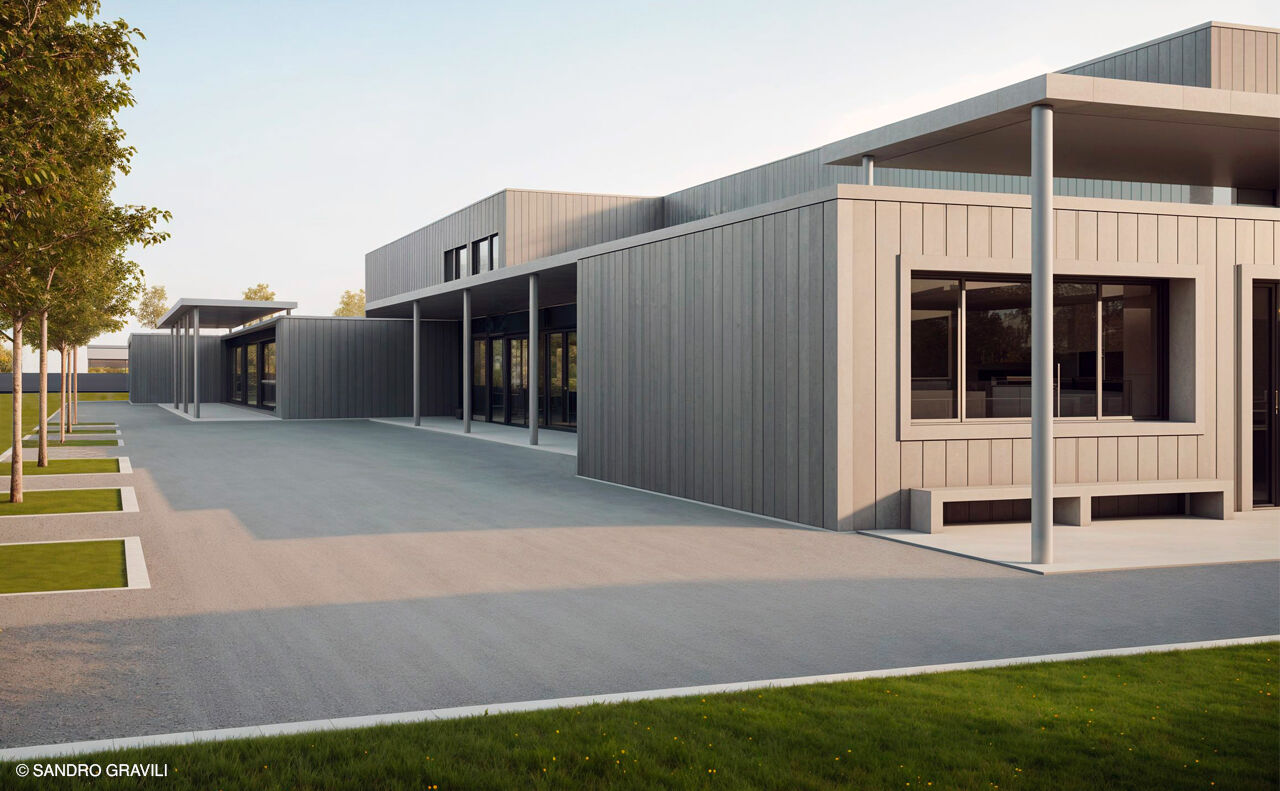 Biassono Primary School — Main Exterior View