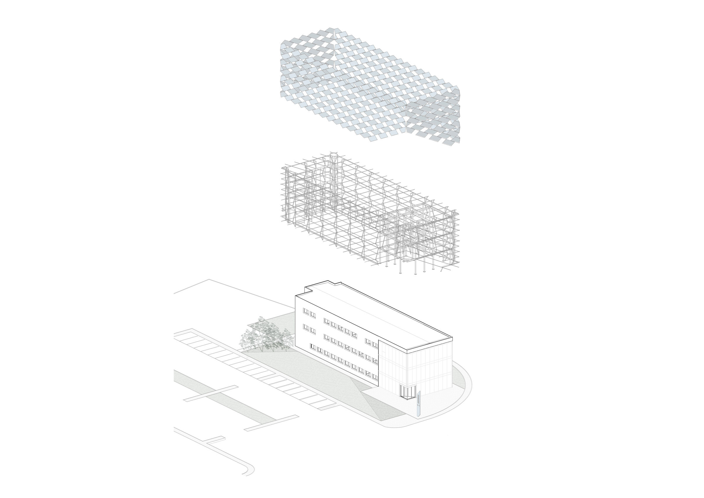 Axonometric exploded view