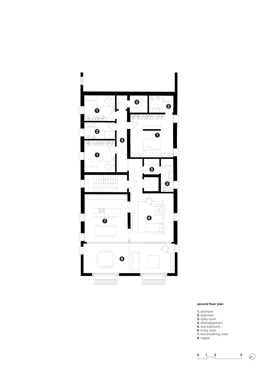 Second floor plan