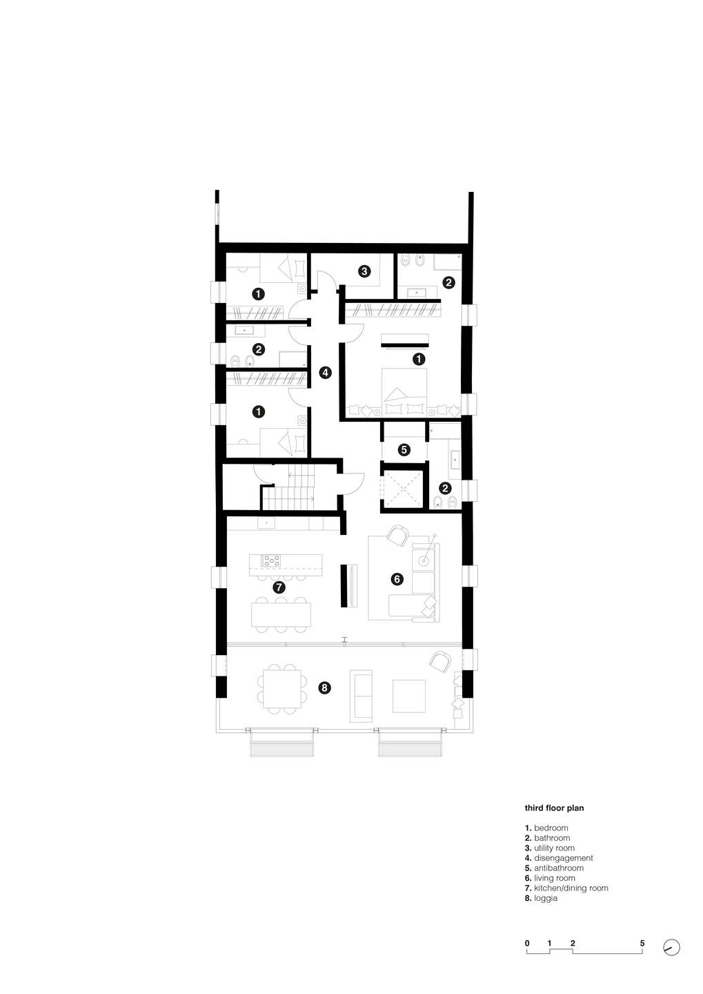 Third floor plan