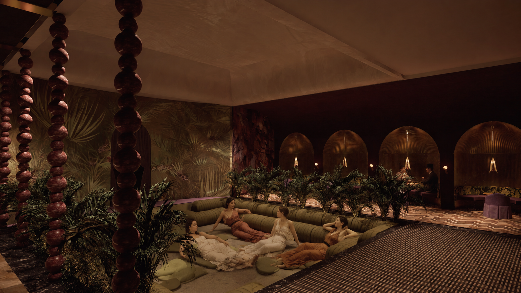 Perspective View of Lobby