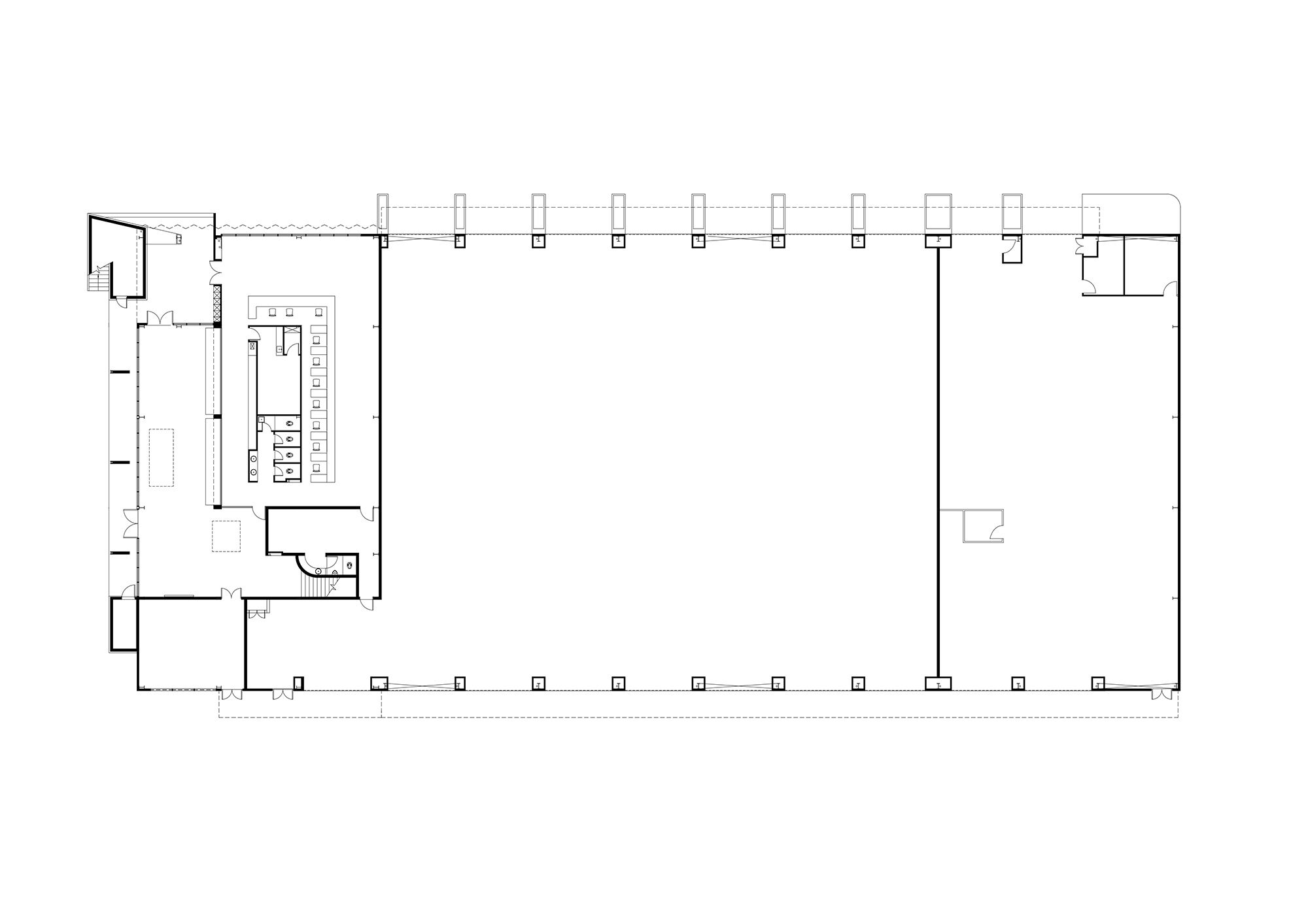 The plan of ground floor