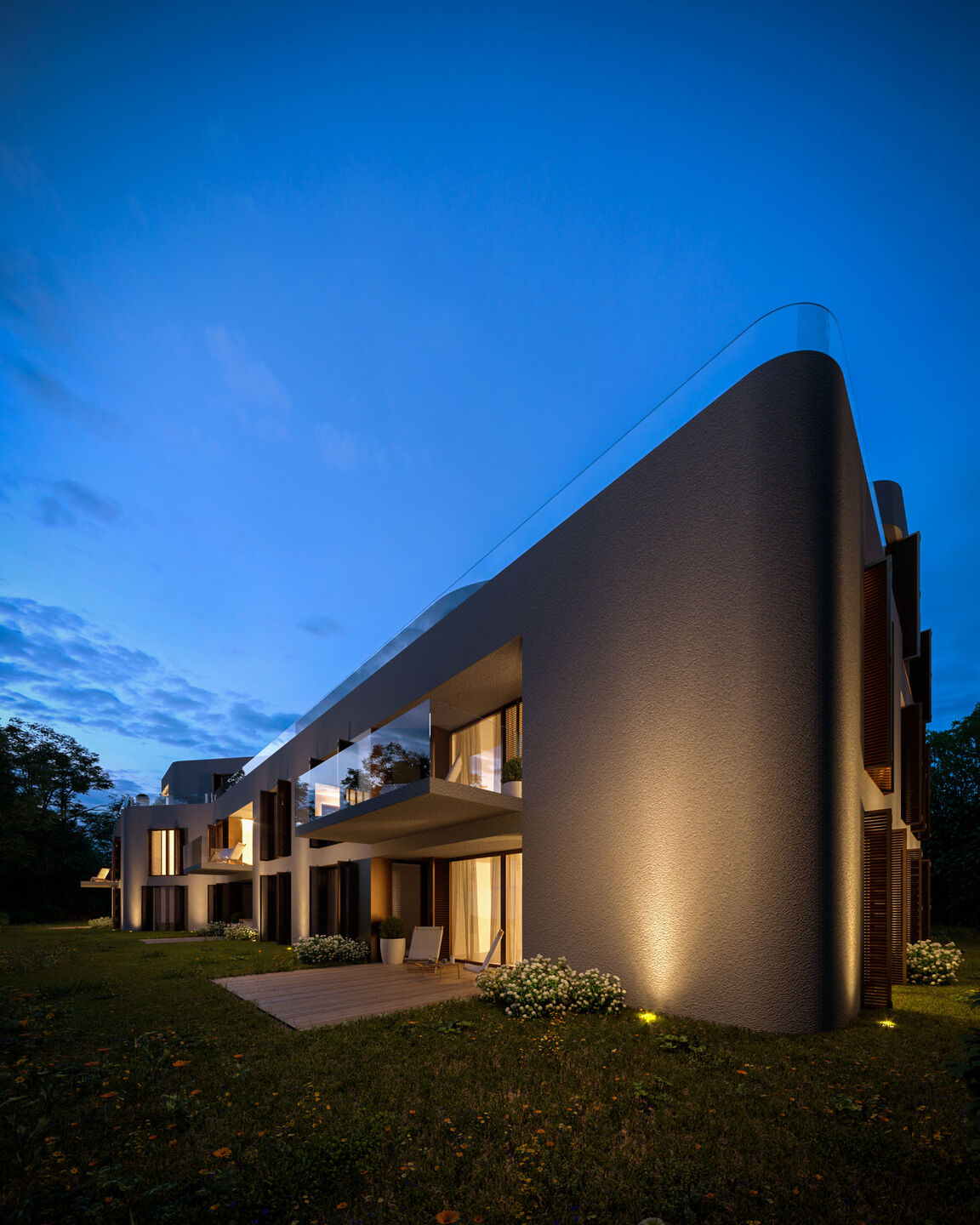 architectural-visualization-curved-apartment-building-twilight-benediktenwandstrasse-berlin-germany-01-gmsvision