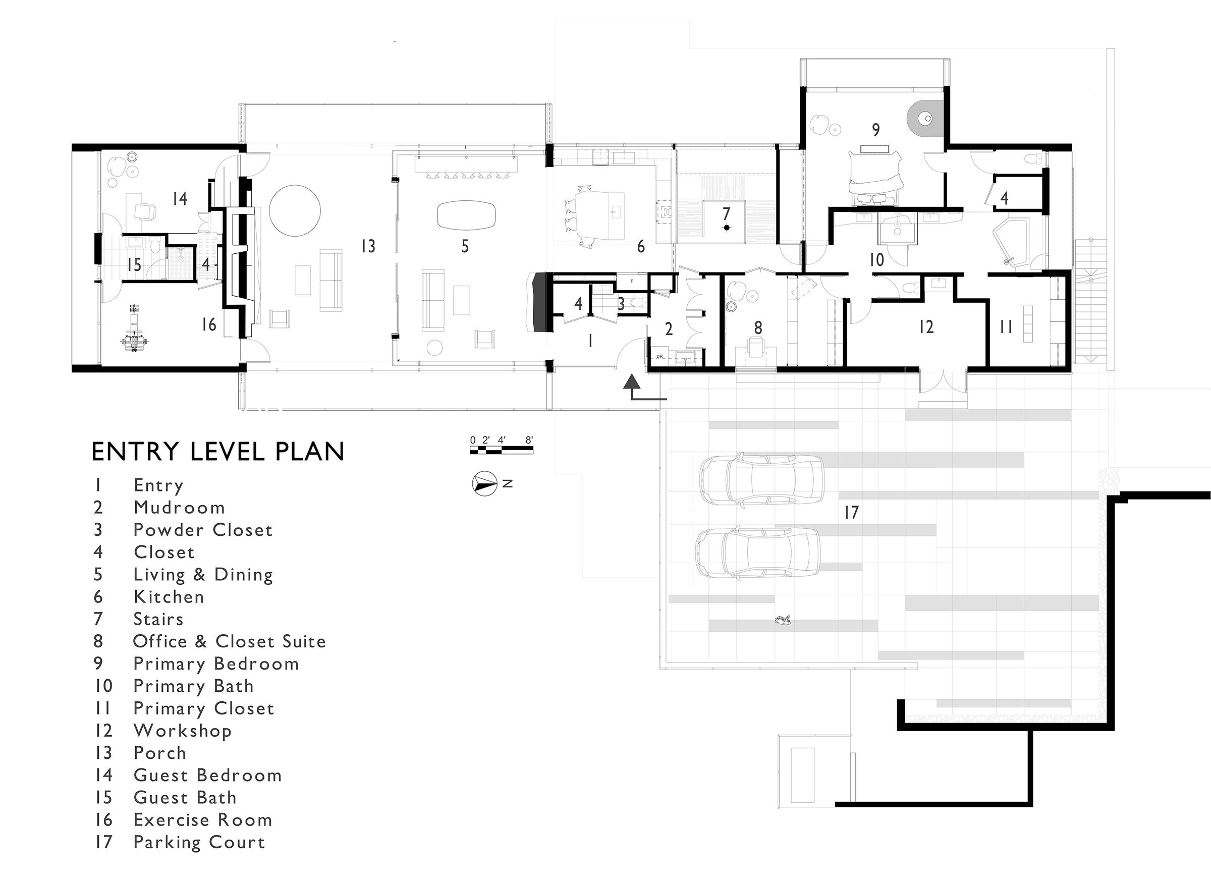 Main Level Floor Plan