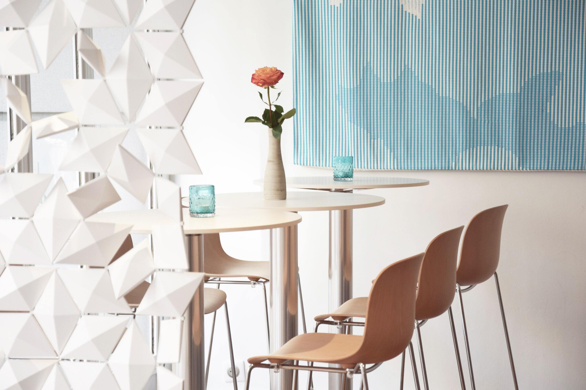 Privacy where needed, connection where desired. Facet transforms functional zoning into a design feature.