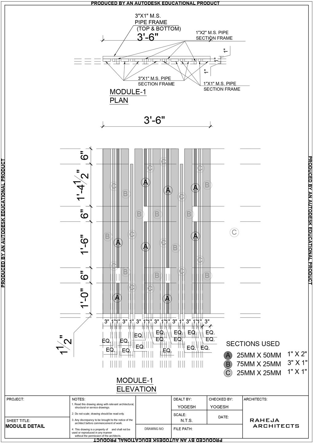MAIN GATE DRAWING