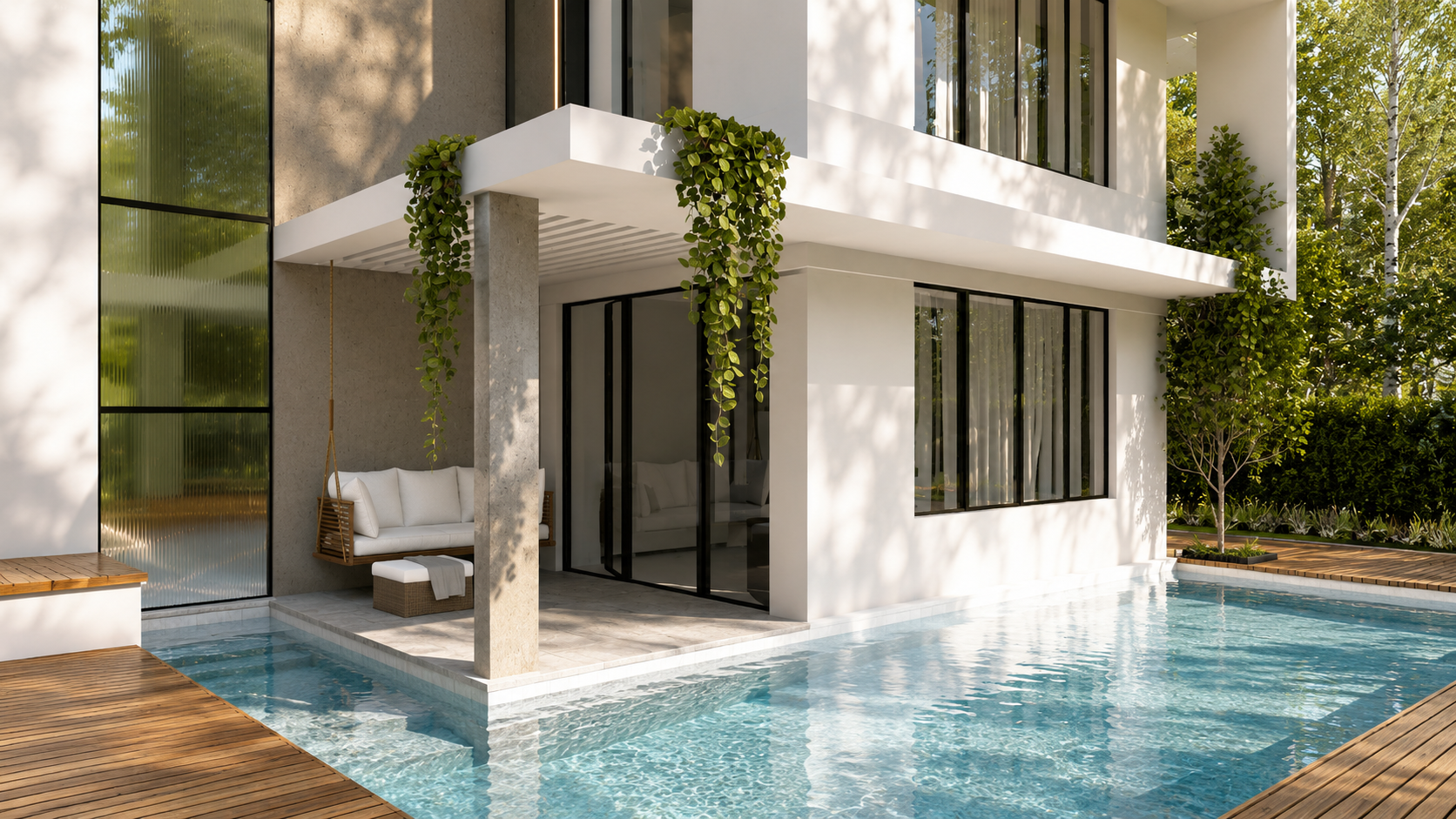 Contemporary architecture is the art of creating calm through design.