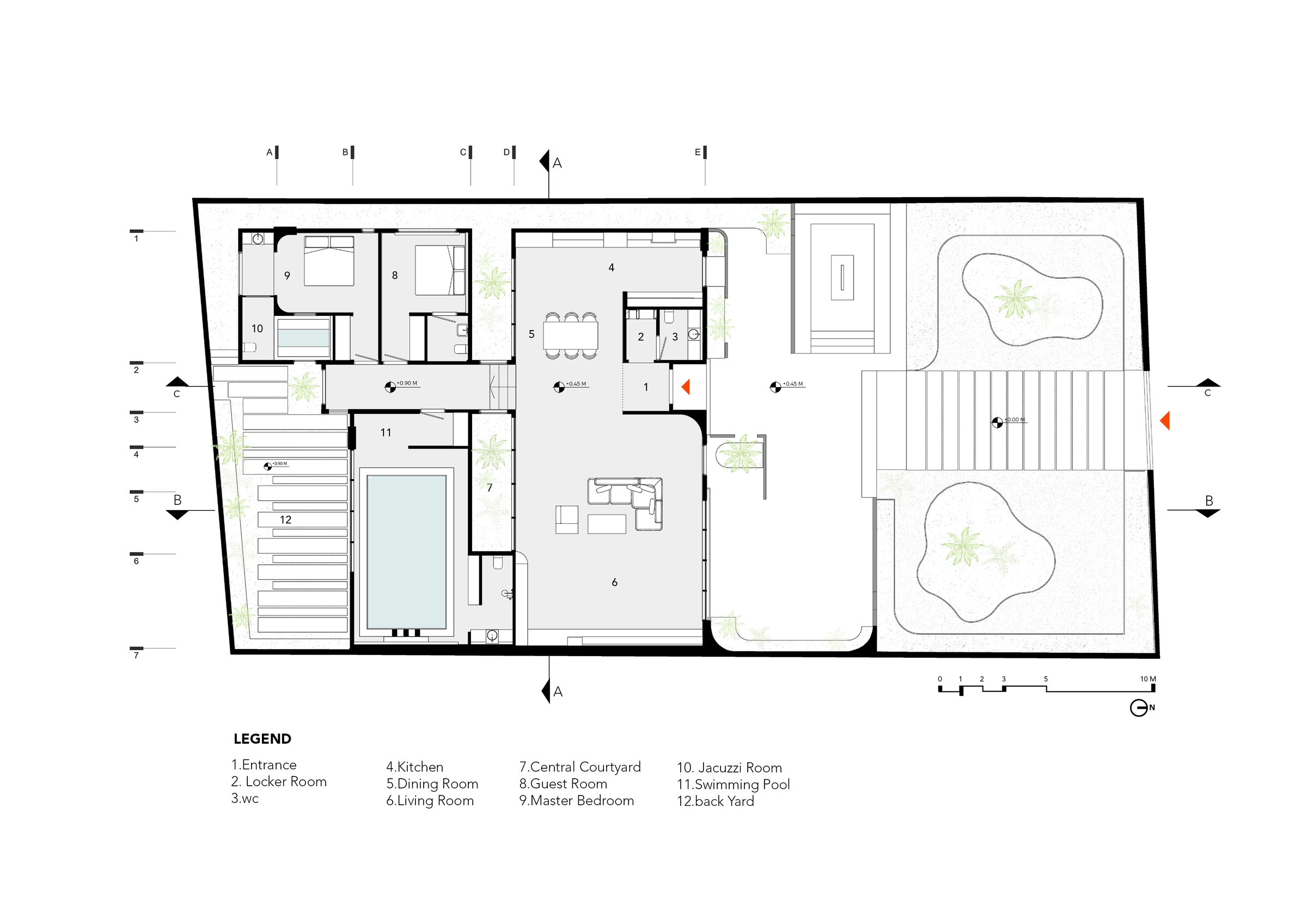 Plan. Maan Villa