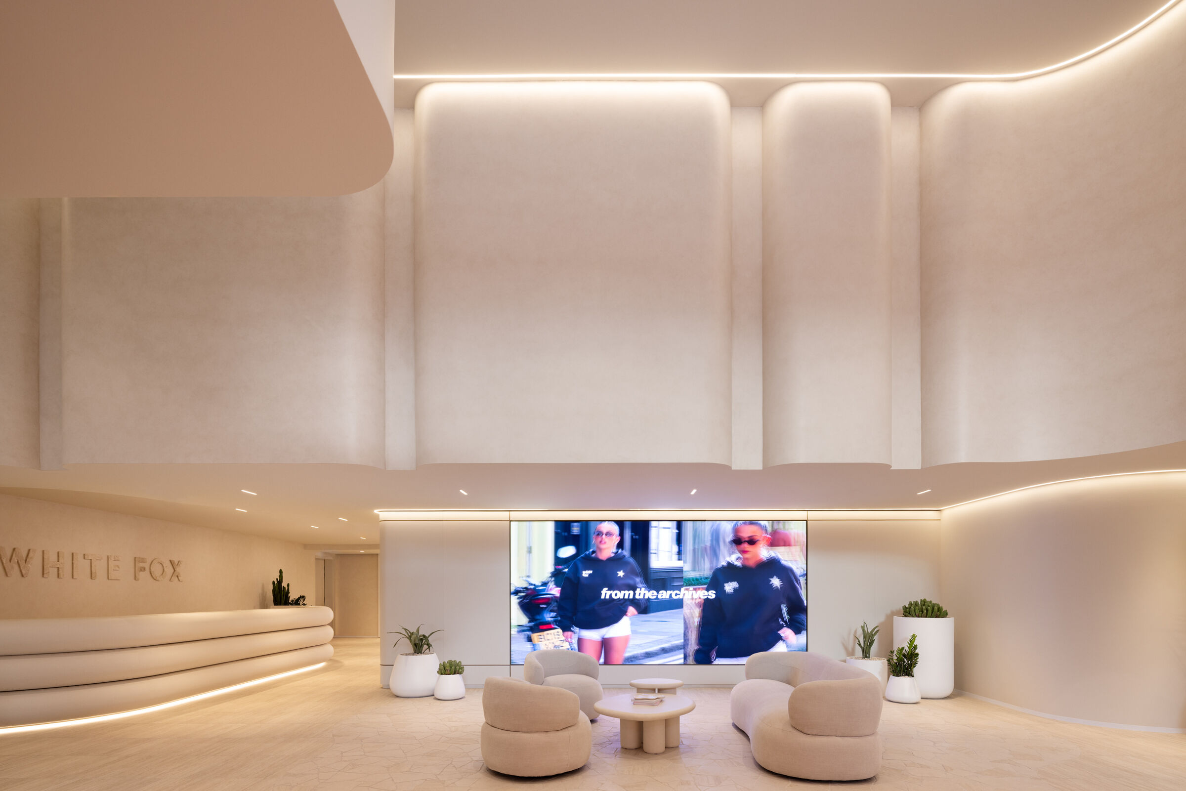 Front of house atrium