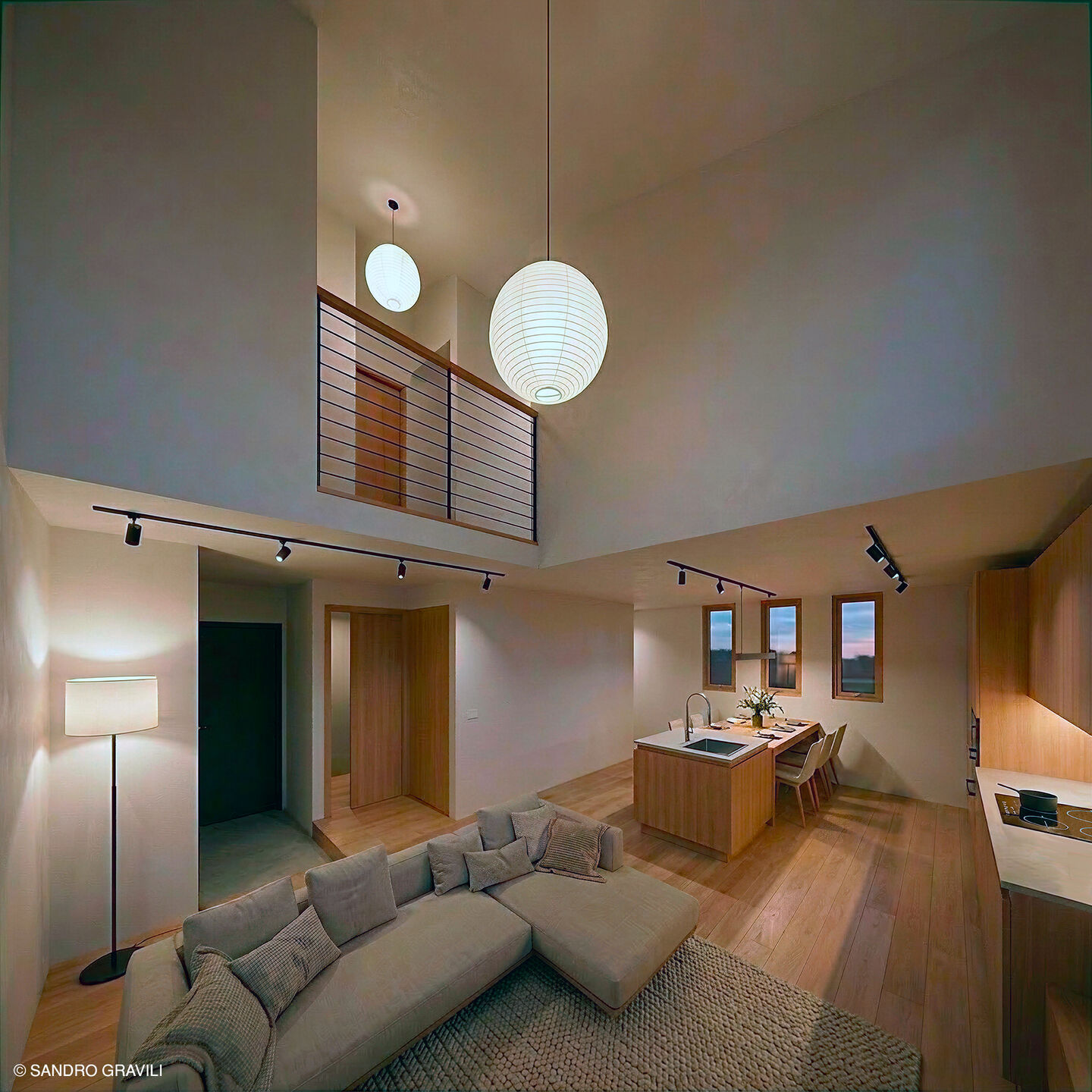 Interior view of Cube House System.