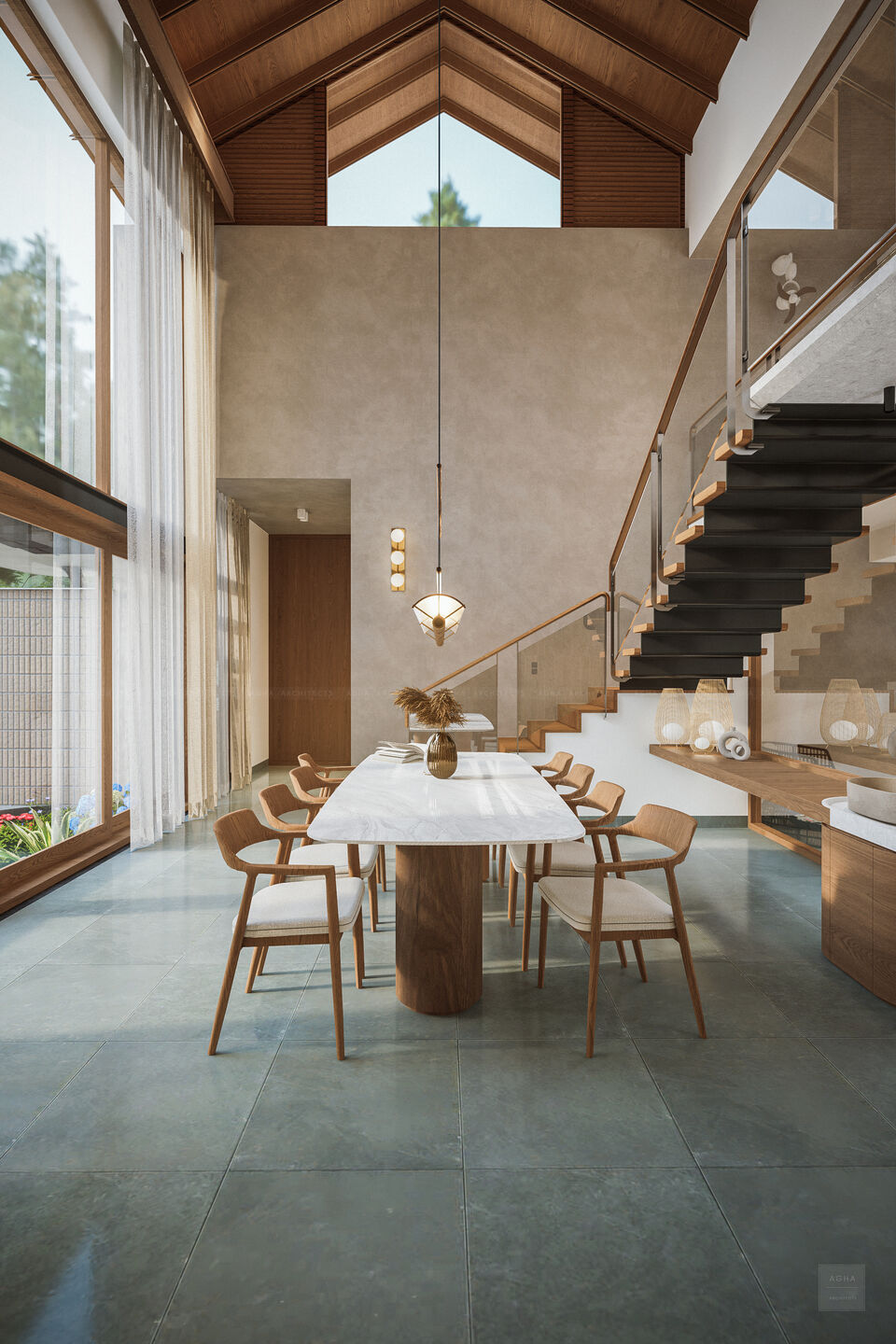 Dining space render