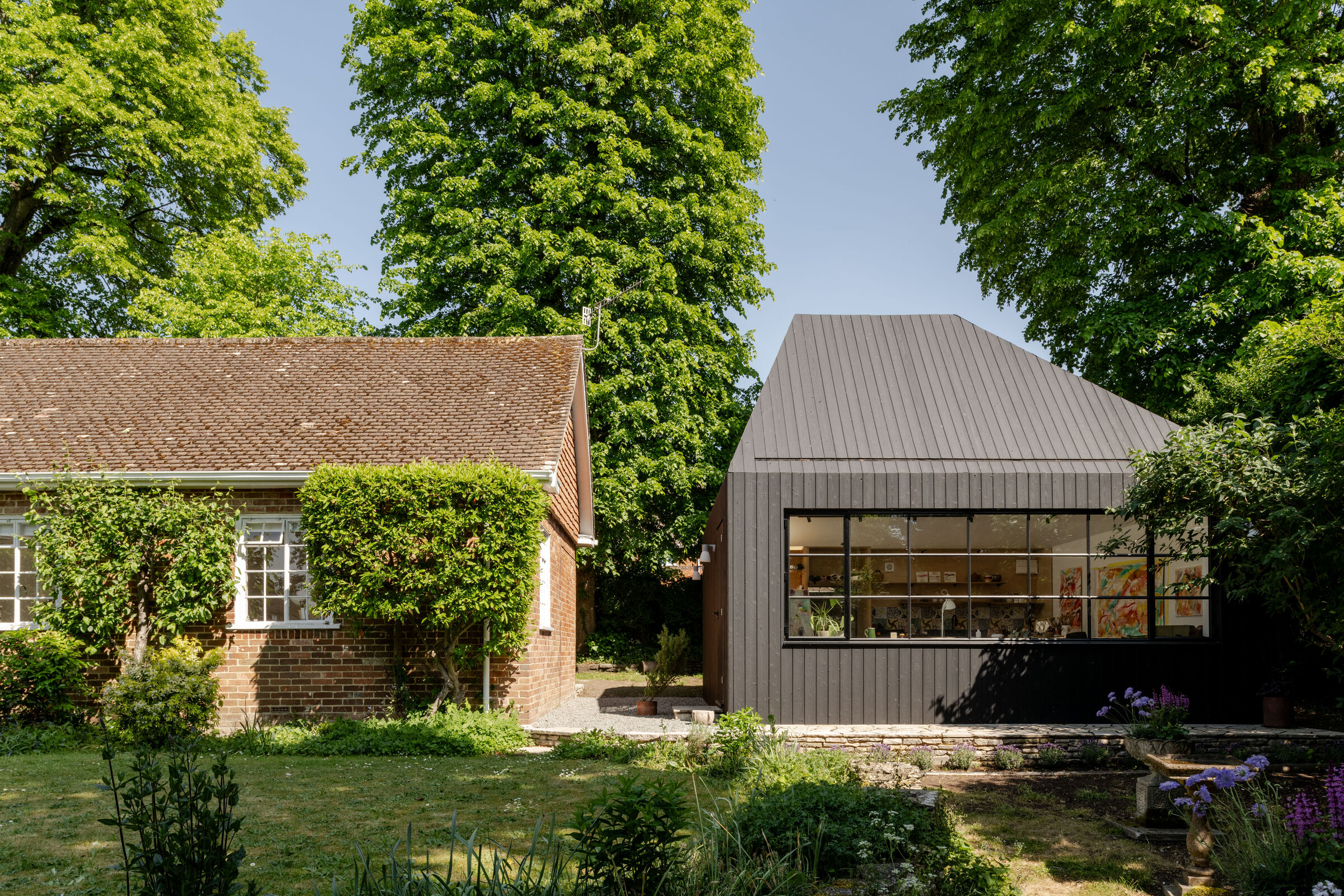 Artists Studio Alongside Owners 1960's Bungalow