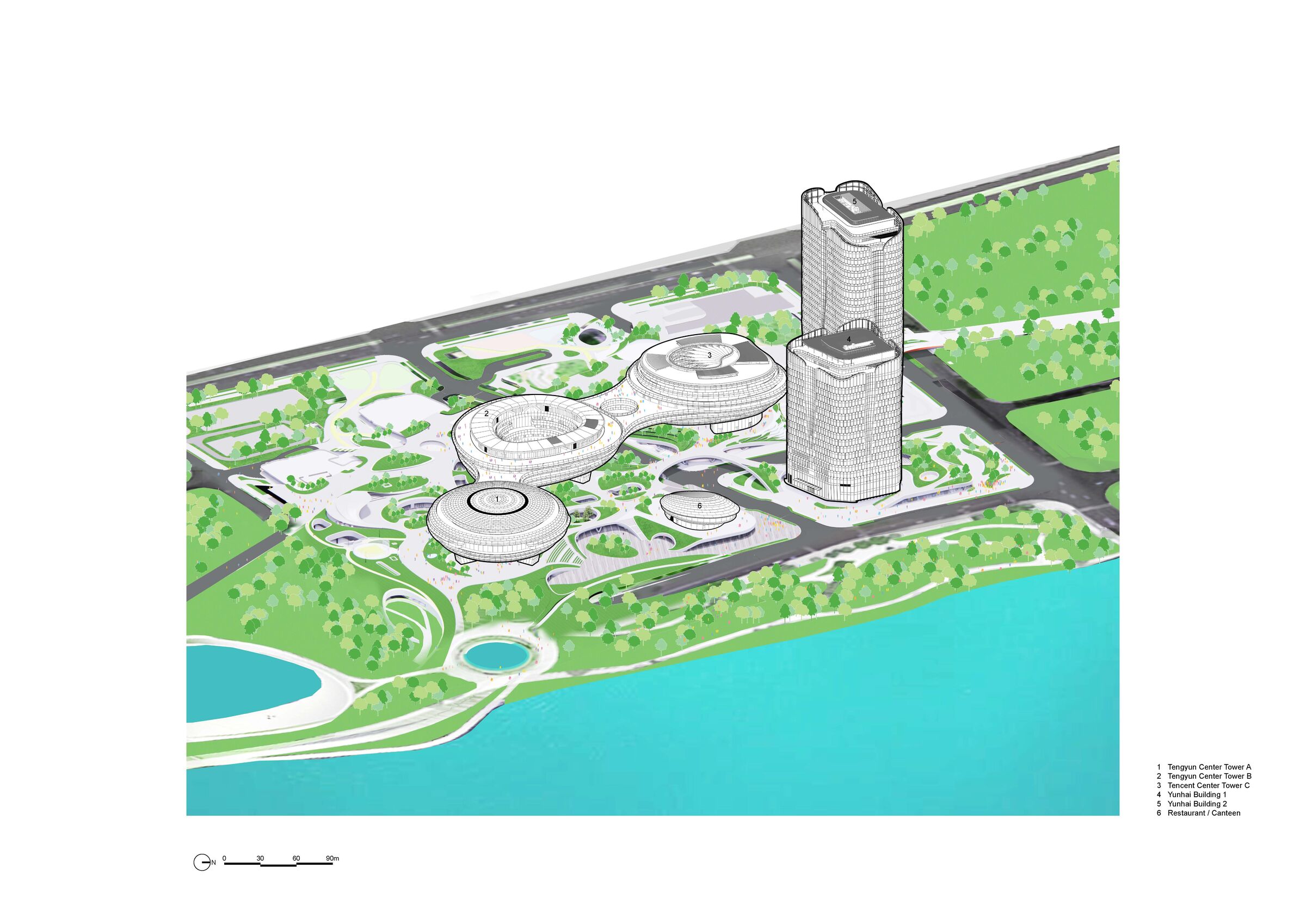 Axonometric Program Diagram