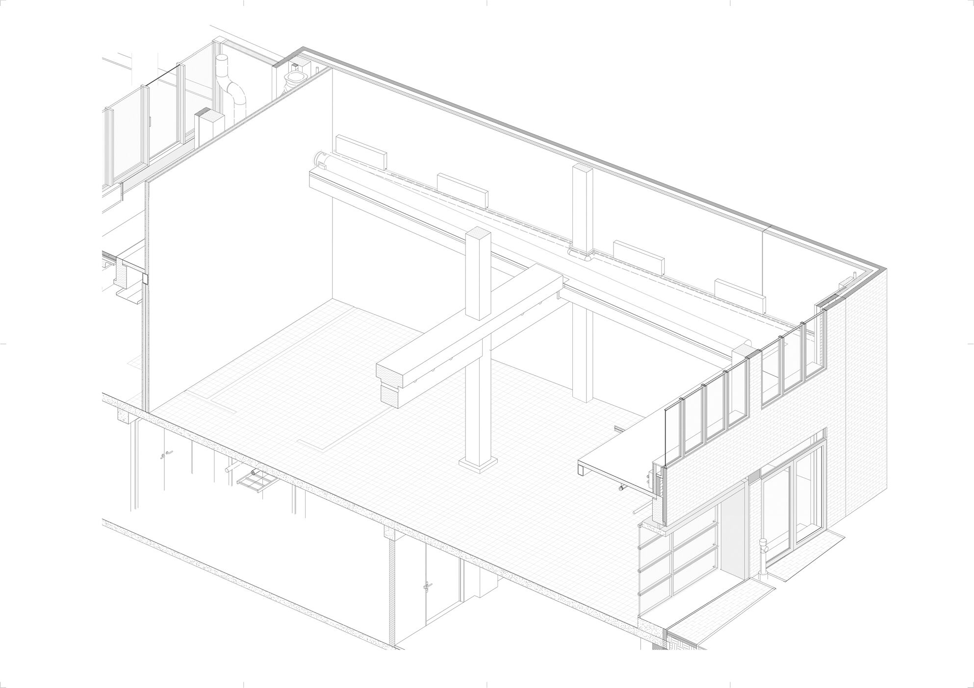 White box after construction