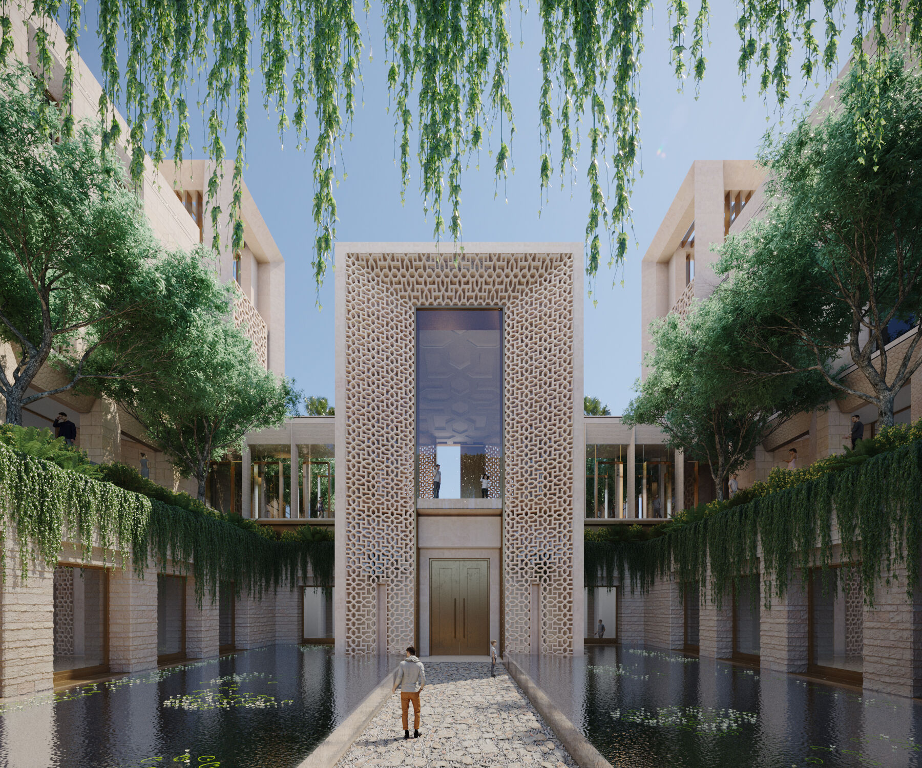 Sunken Courtyard