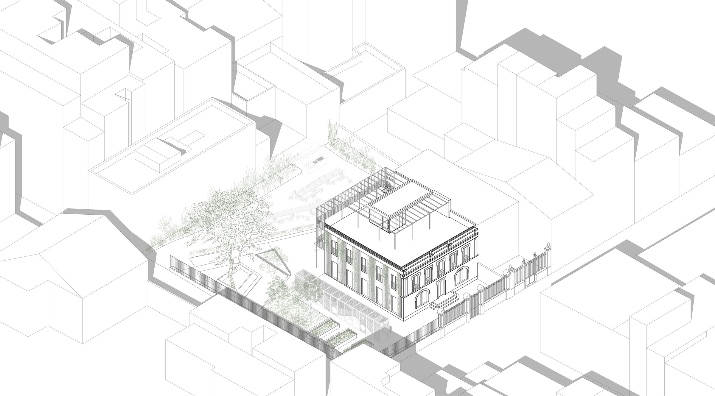 Urban context axonometric