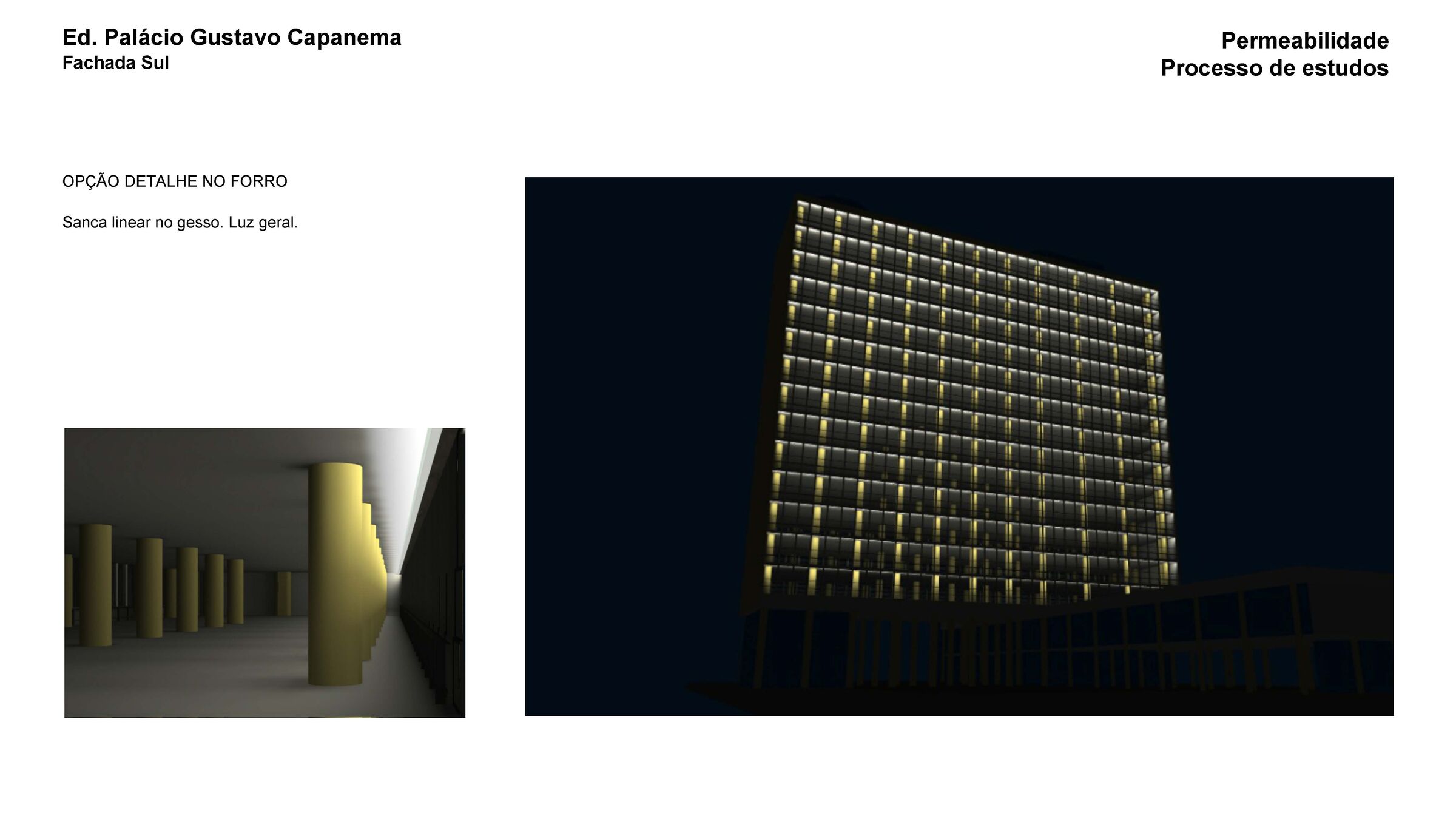 Lighting studies — indirect cove lighting