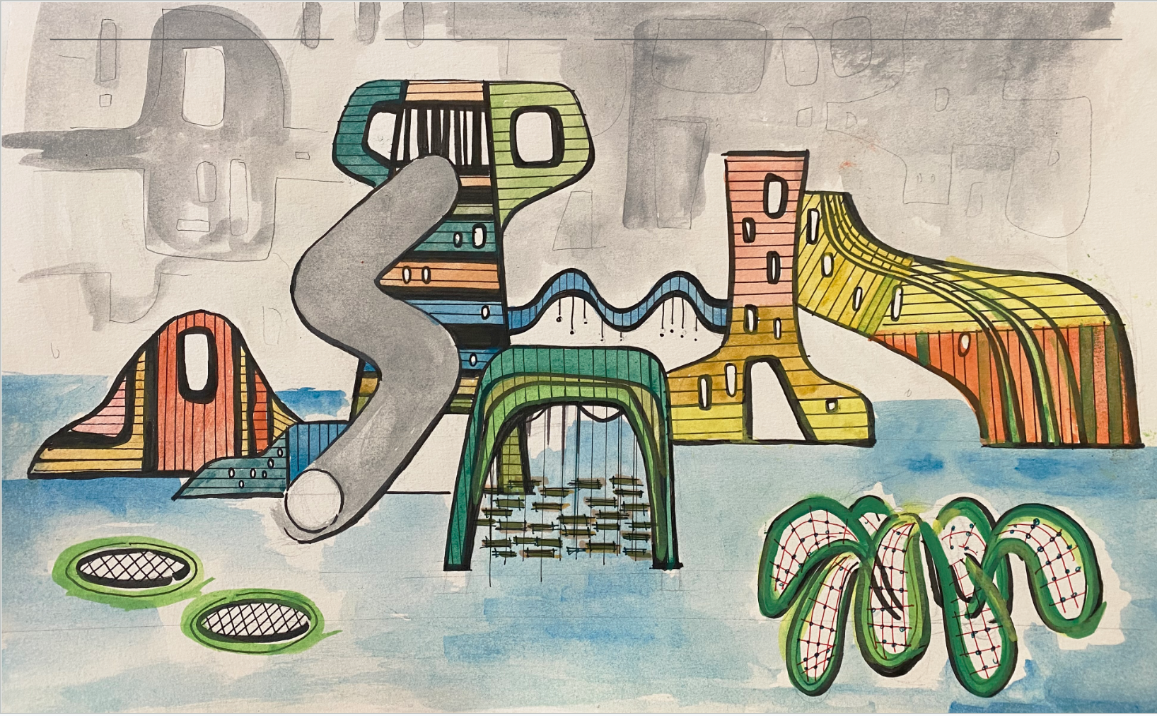 Tijuca playground's final sketch