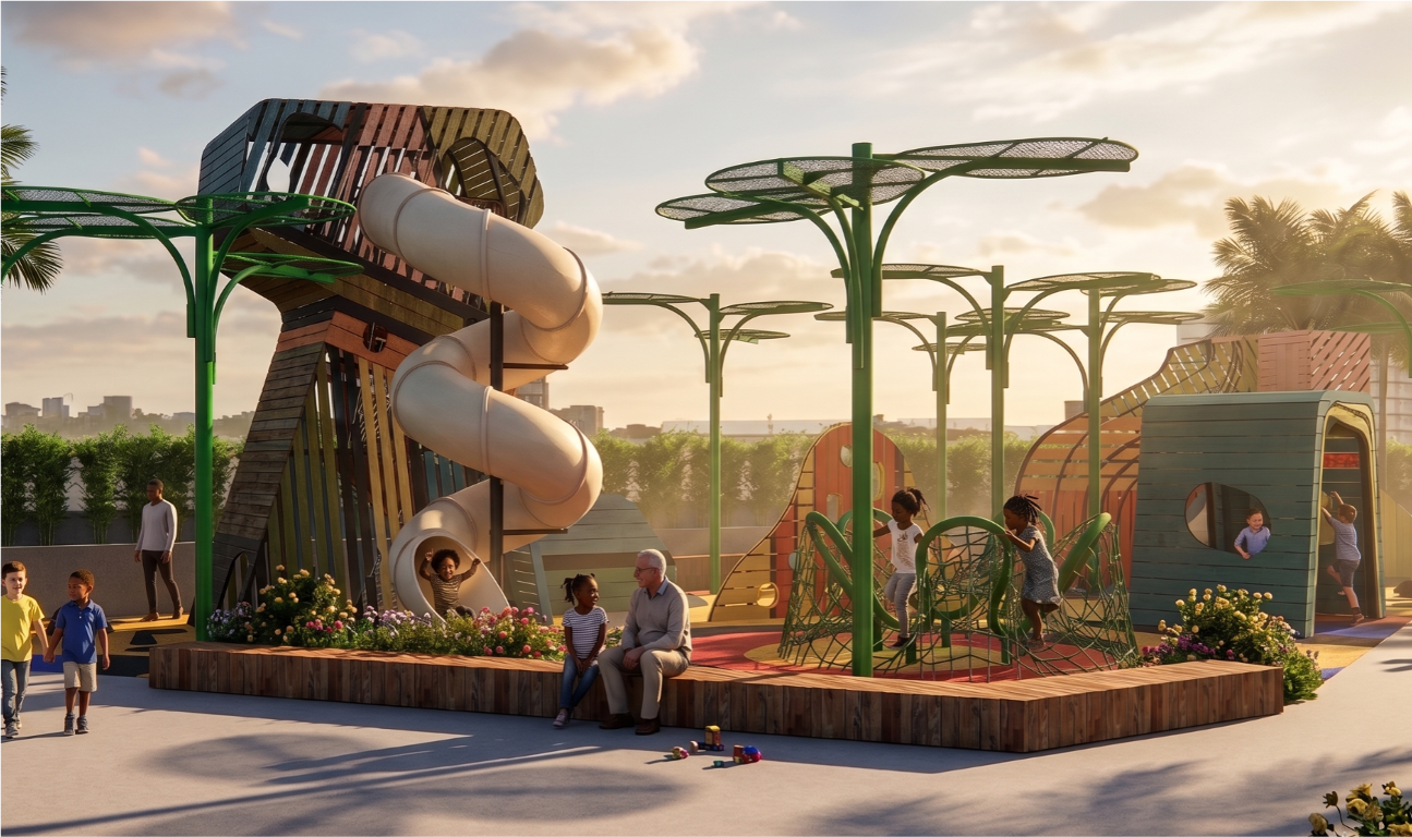 Tijuca Playground's final render