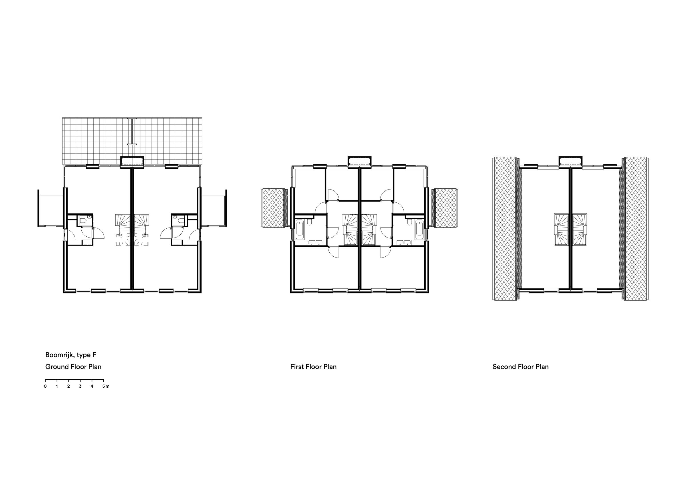 Type B, ground floor plan