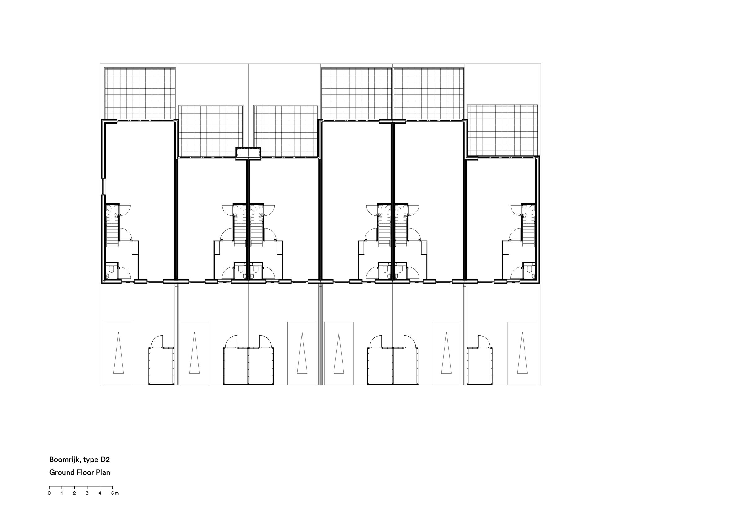 Type D2, ground floor plan