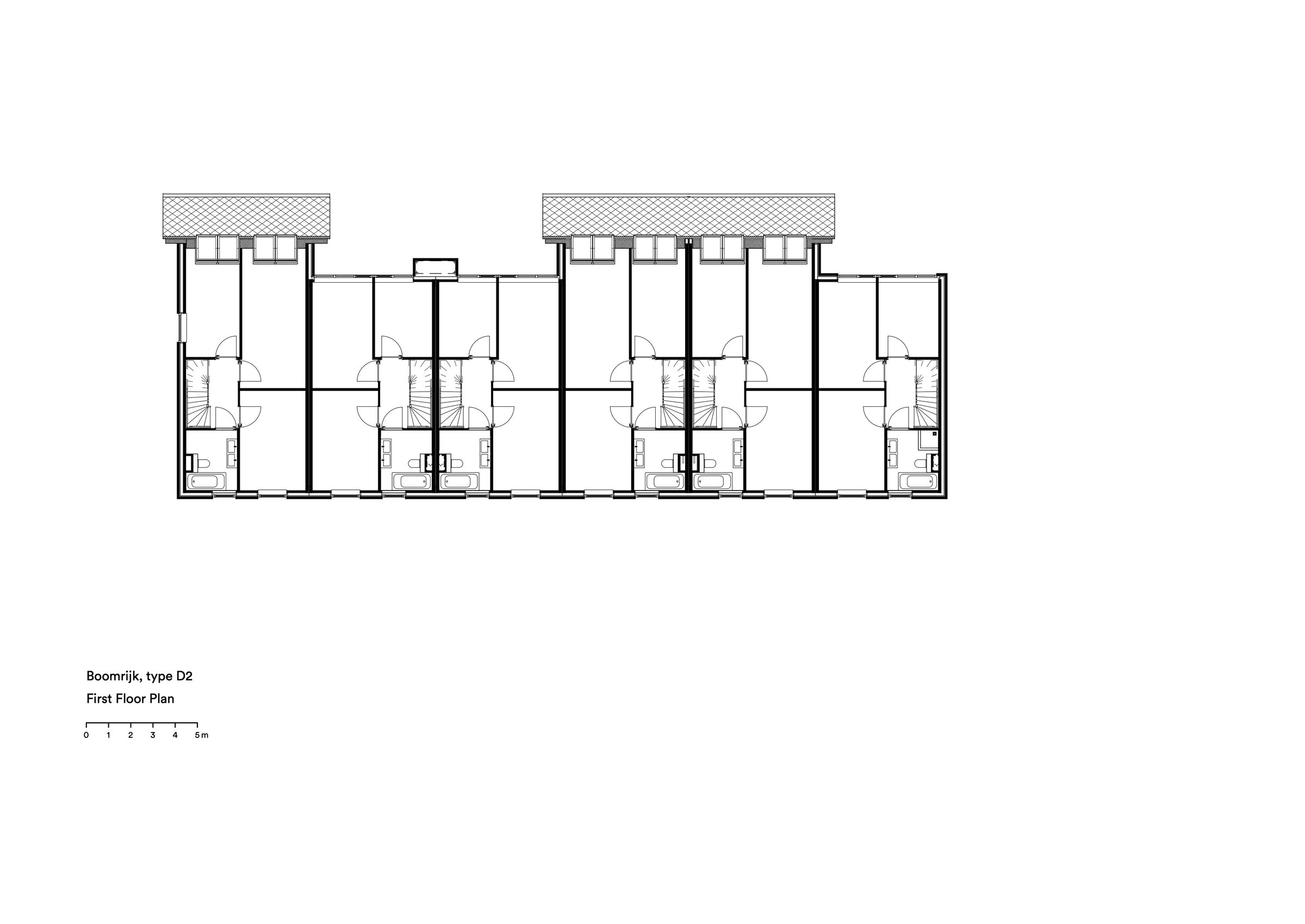 Type D2, first floor plan
