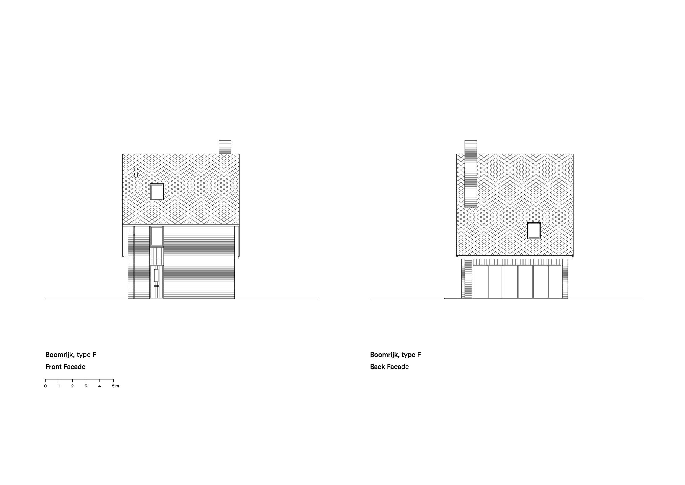 Type F, facades