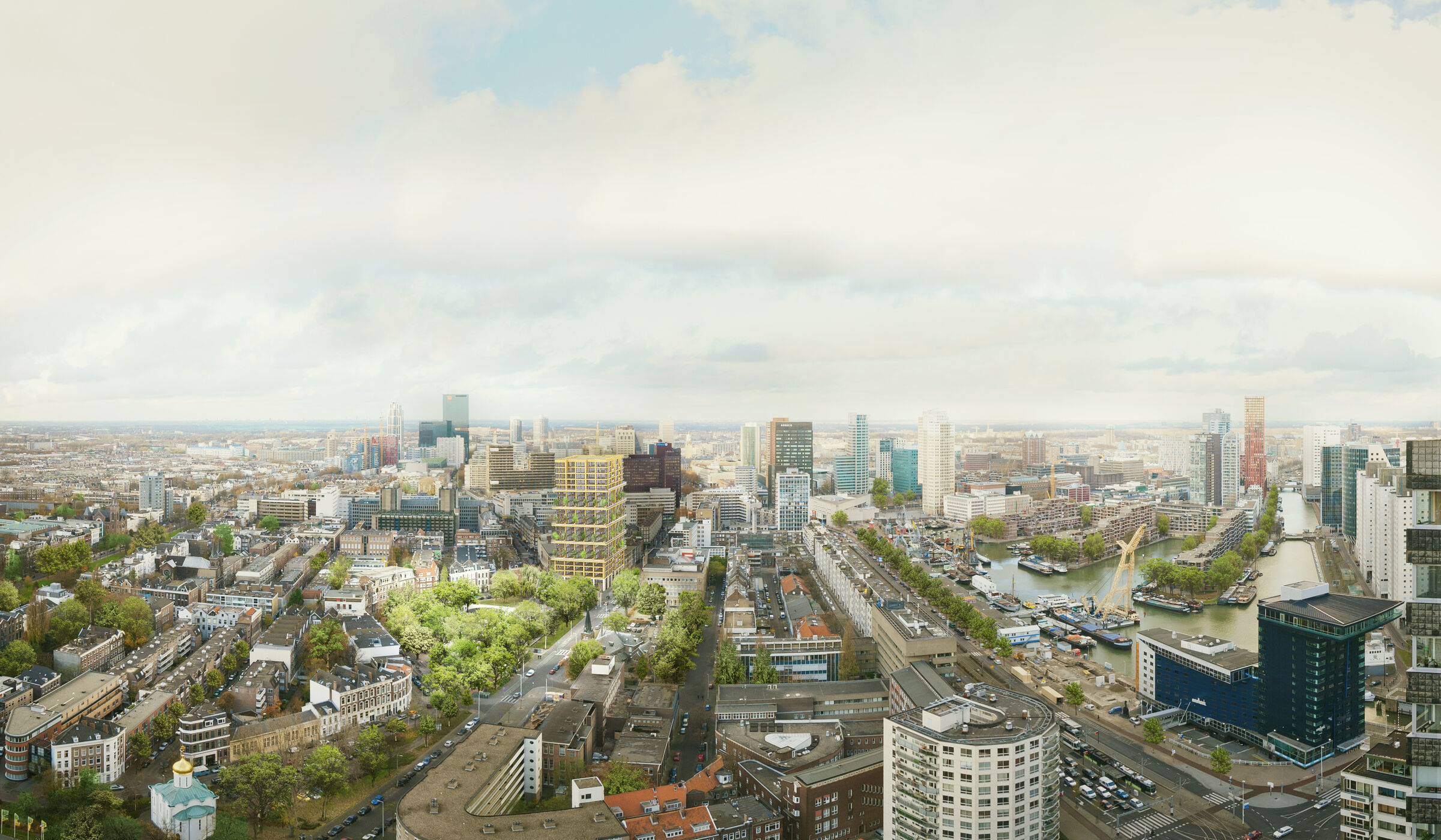 De Maasbode in the city