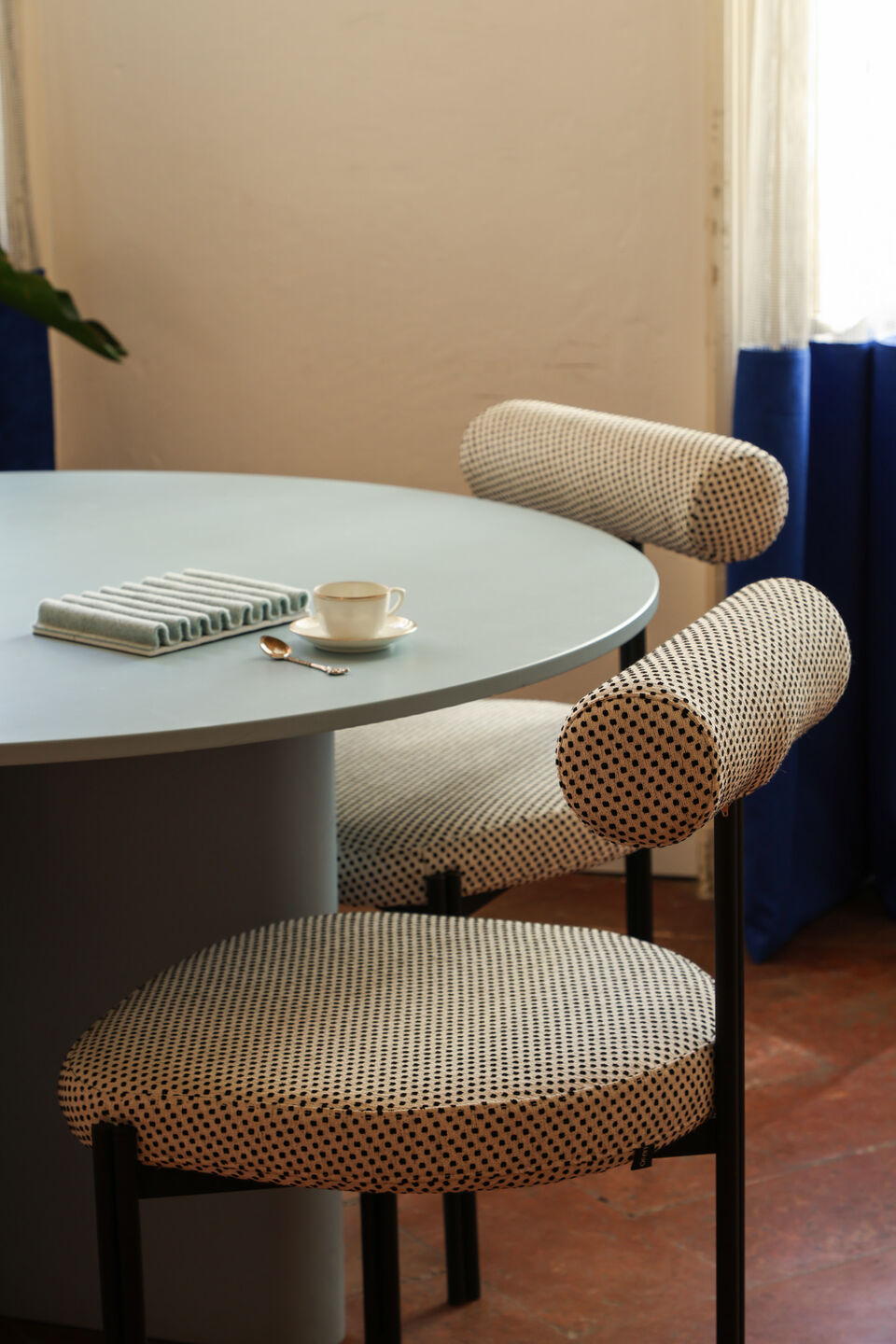 Custom furniture for informal meetings.