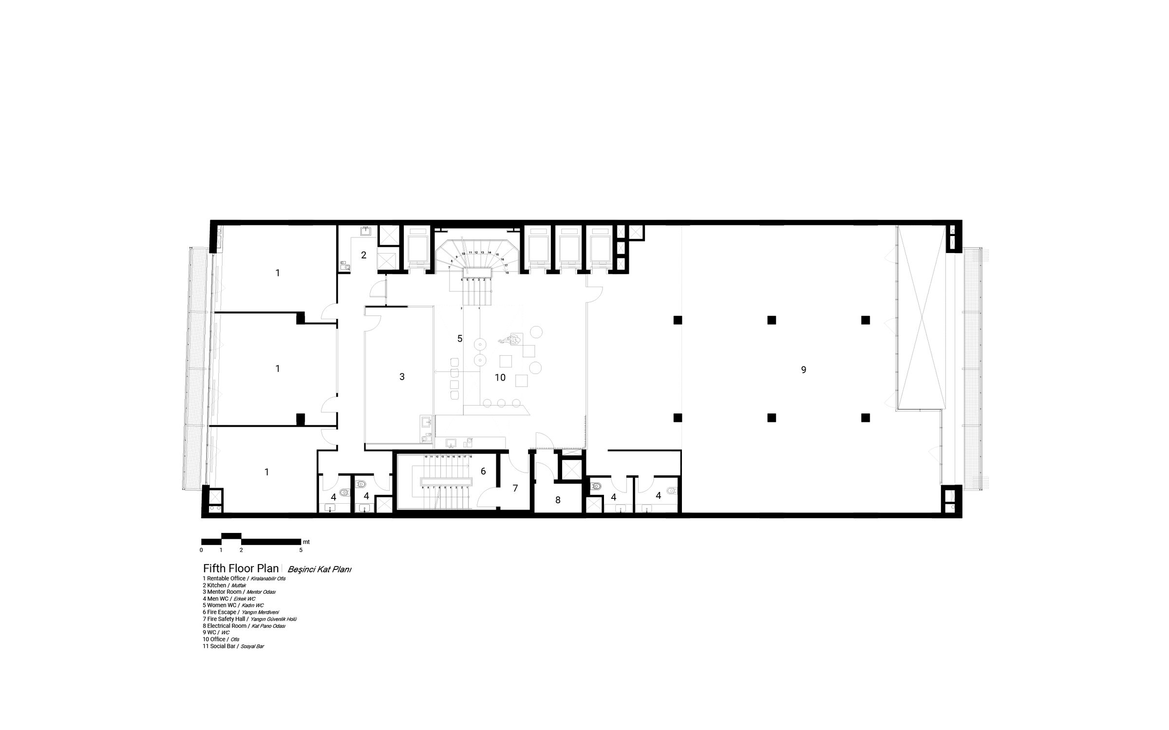 Fifth Floor Plan