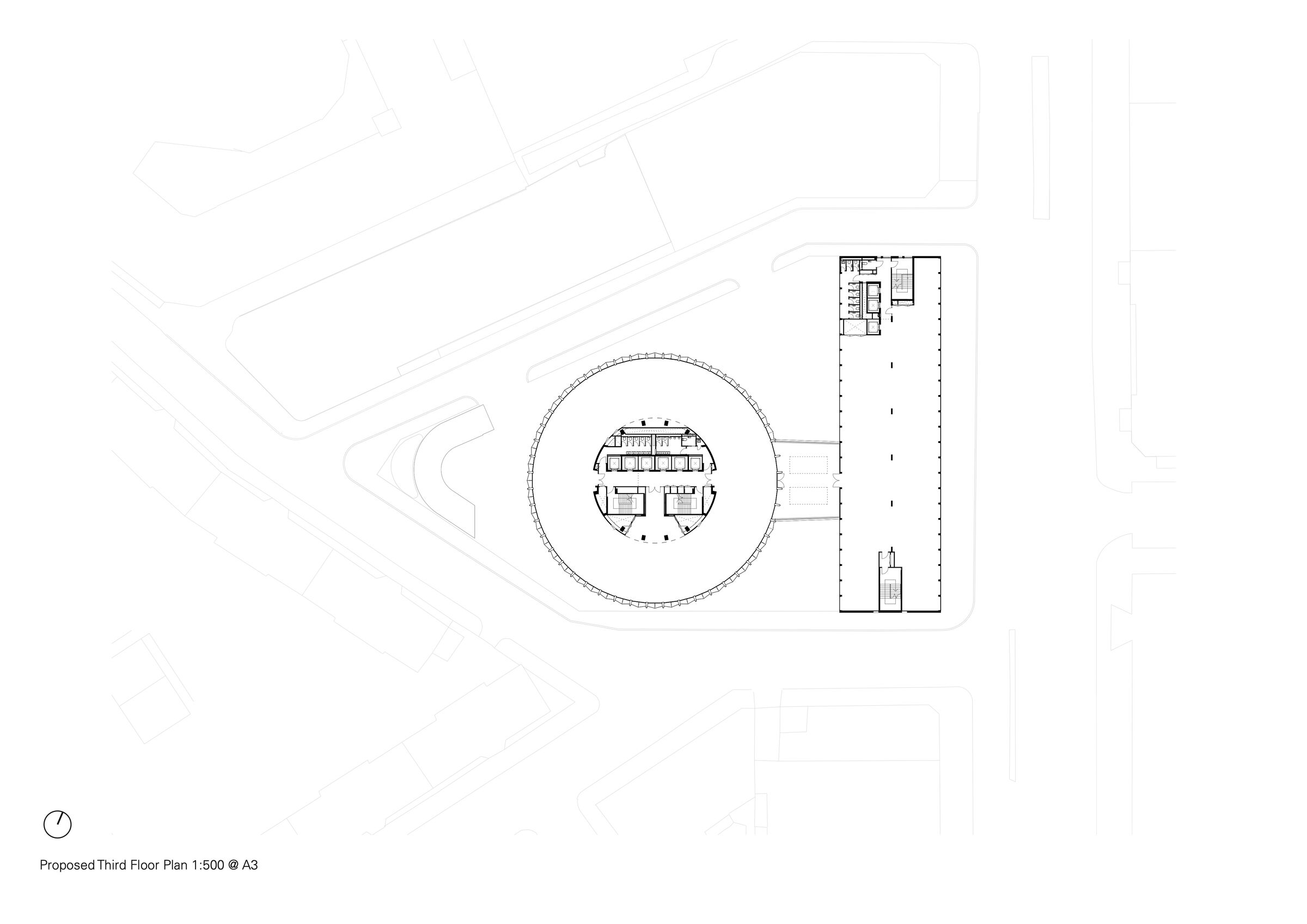 Proposed third-floor plan