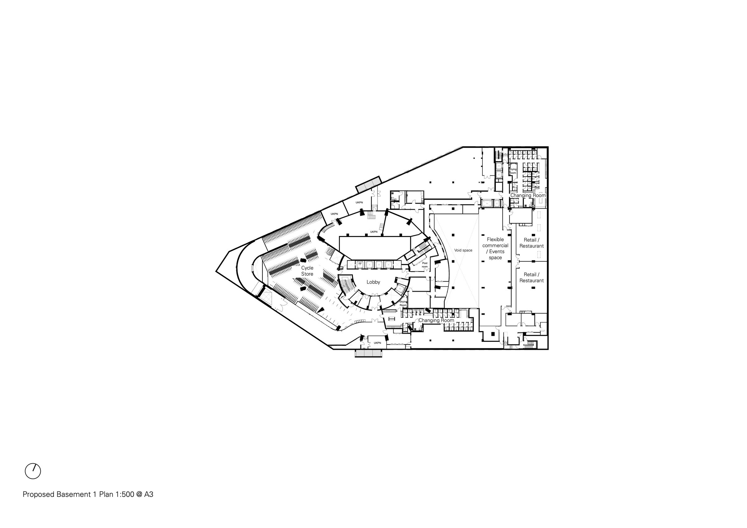 Proposed basement 1 plan