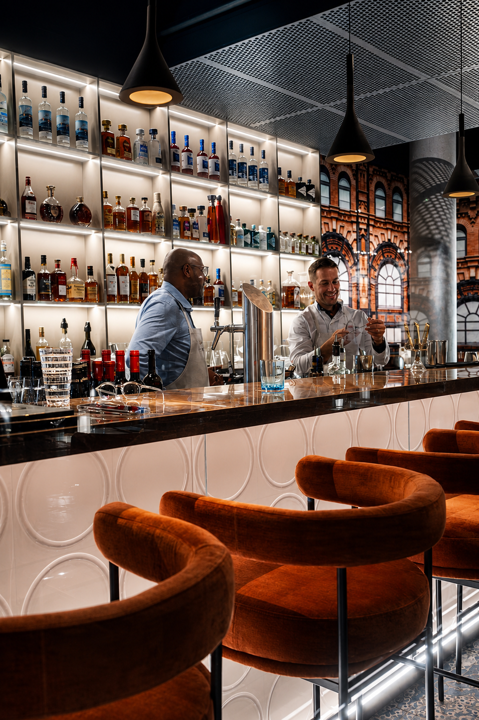 Bar area