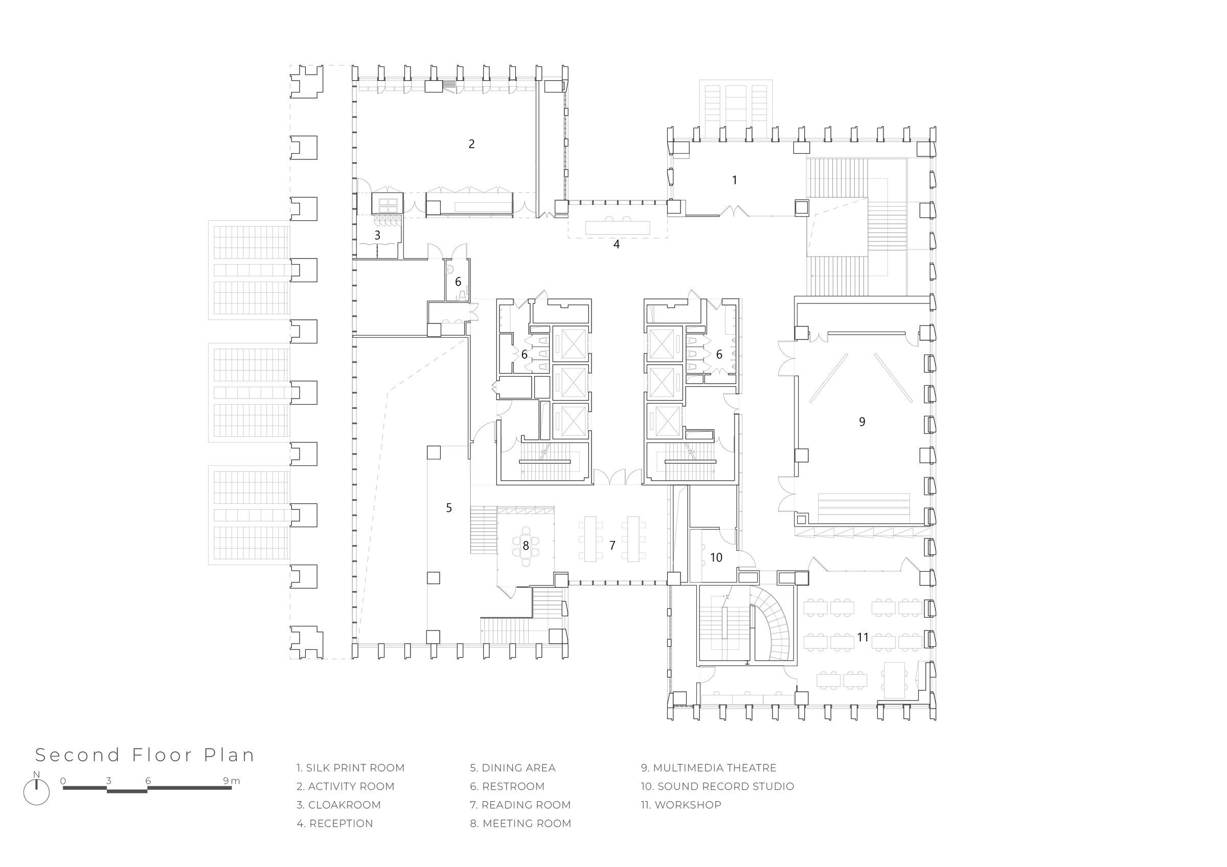 second floor plan